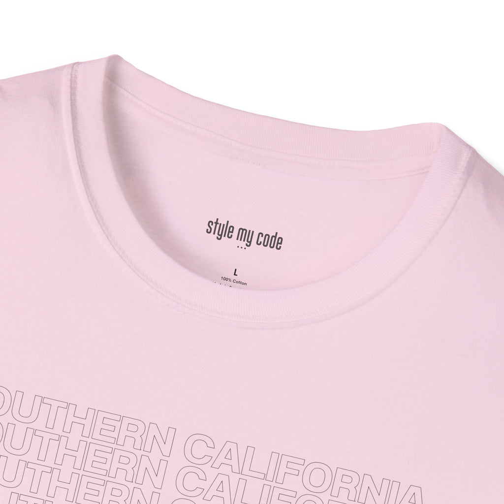 Southern California Unisex Softstyle T-Shirt - Casual Vibe for Everyday Wear