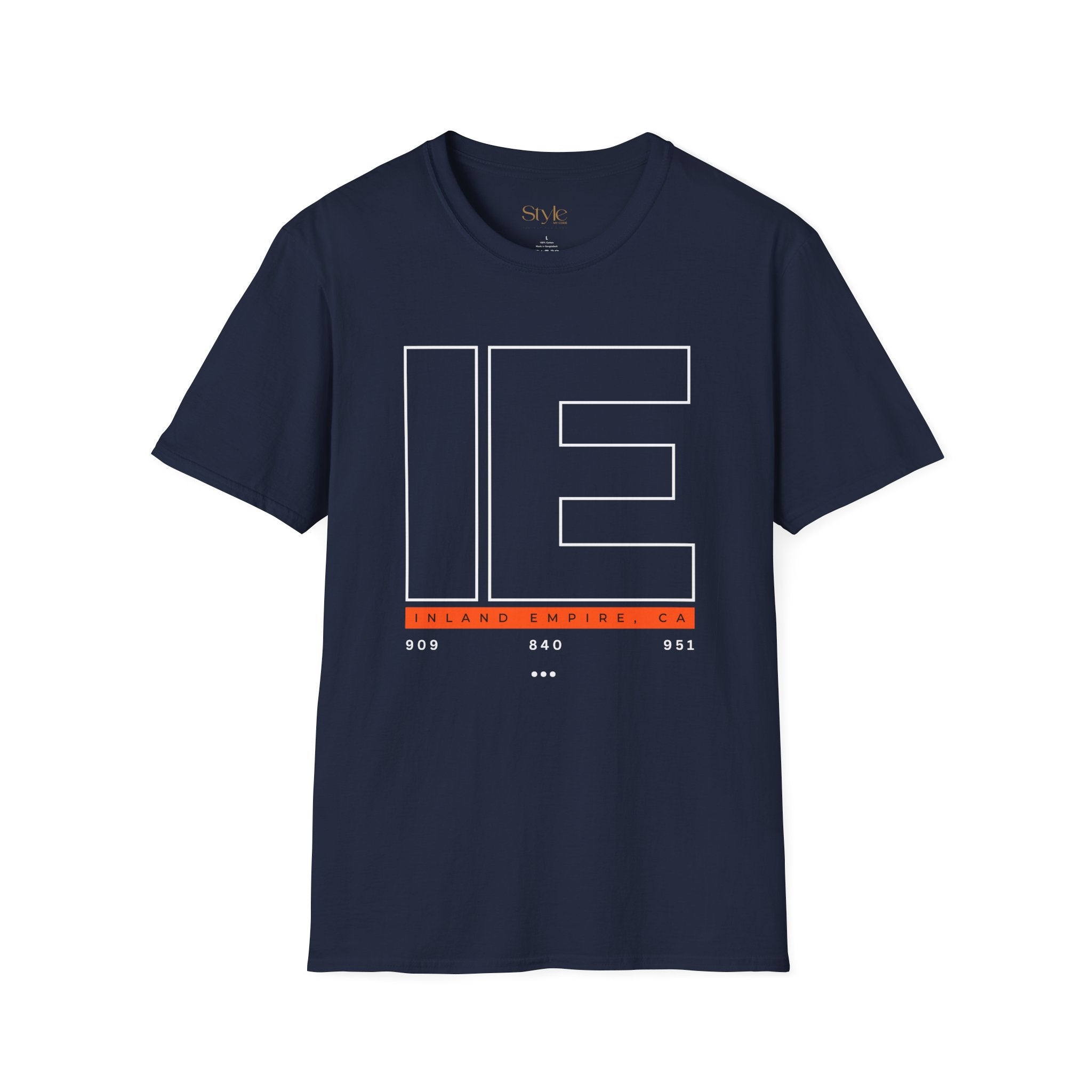 Inland Empire "IE" Trendy Minimalist Unisex T-Shirt | Perfect for Casual Wear, Street Style, Gifts, Summer Festivals, Everyday Comfort