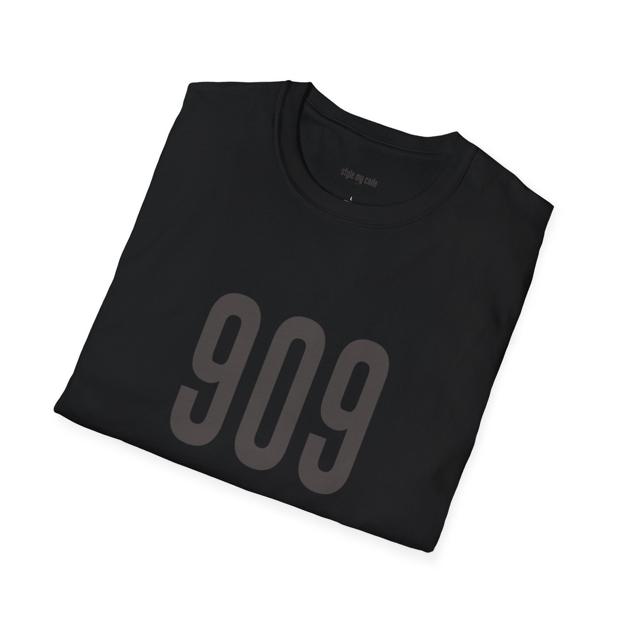 909 Logo Front Unisex Soft-style T-Shirt