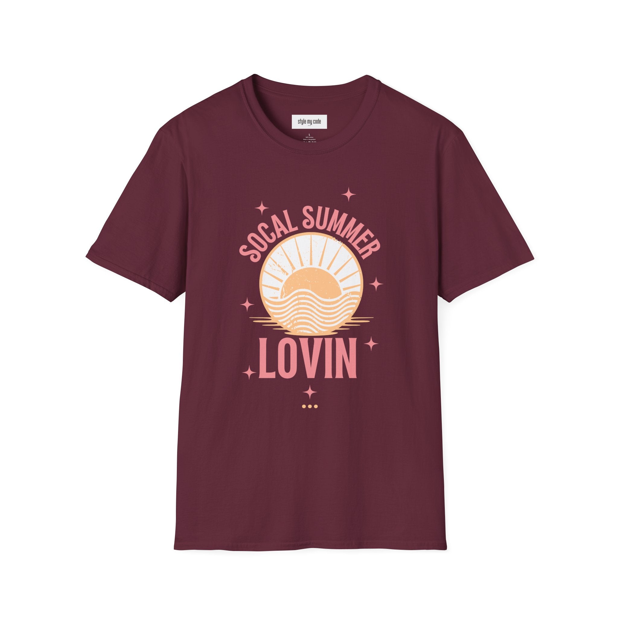 SoCal Summer Lovin' Unisex Softstyle T-Shirt | Perfect for Beach Days & Casual Outings