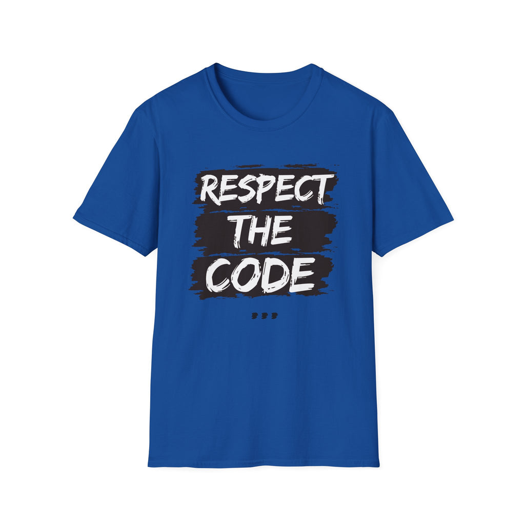 Respect the Code Unisex T-Shirt | Comfortable Graphic Tee for Everyday Wear | Perfect Gift for Artists, Creatives & Code Lovers