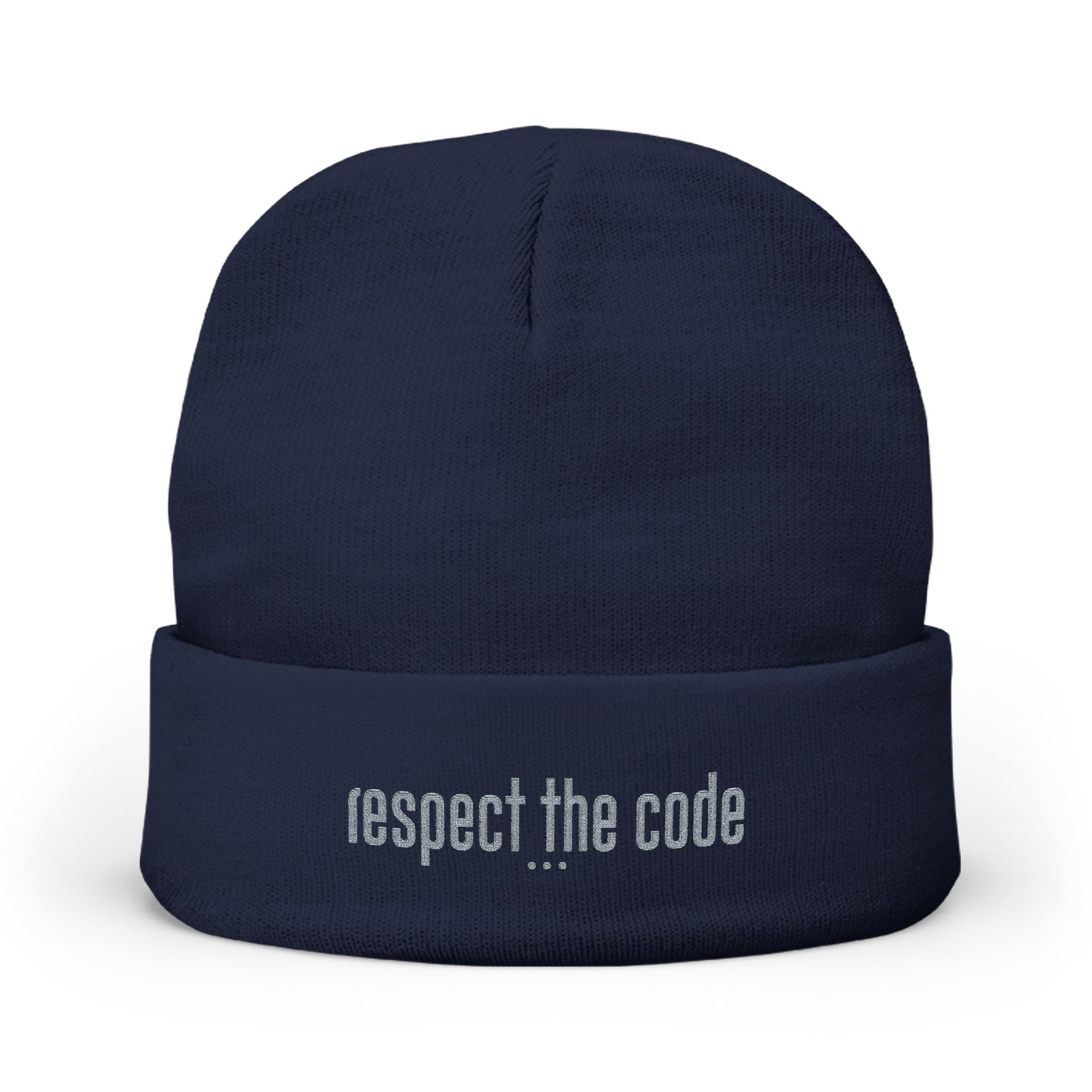 "Respect the Code" Knit Beanie