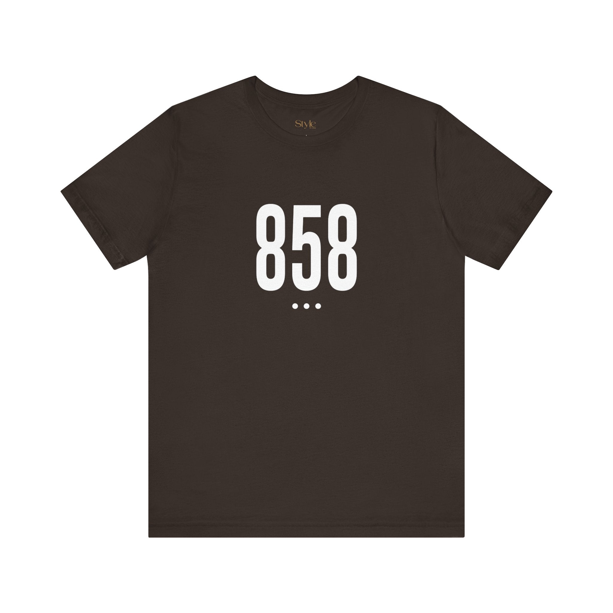 858 White Code Southern California Unisex Tee