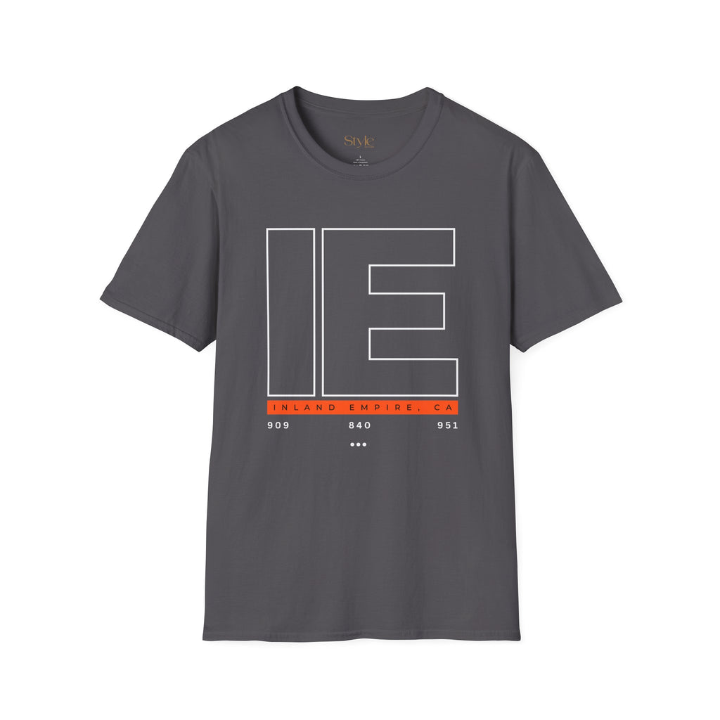Inland Empire "IE" Trendy Minimalist Unisex T-Shirt | Perfect for Casual Wear, Street Style, Gifts, Summer Festivals, Everyday Comfort