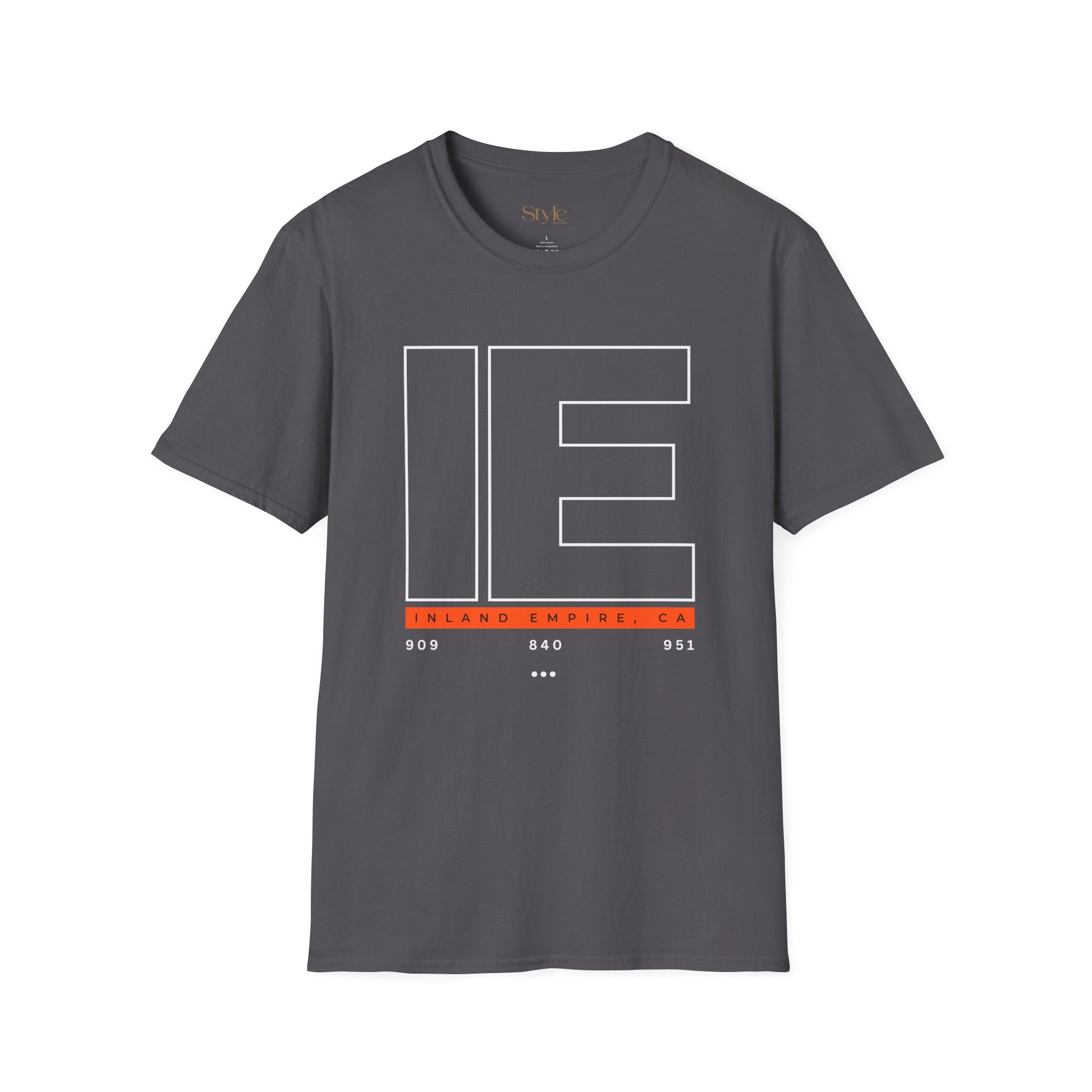 Inland Empire "IE" Trendy Minimalist Unisex T-Shirt | Perfect for Casual Wear, Street Style, Gifts, Summer Festivals, Everyday Comfort