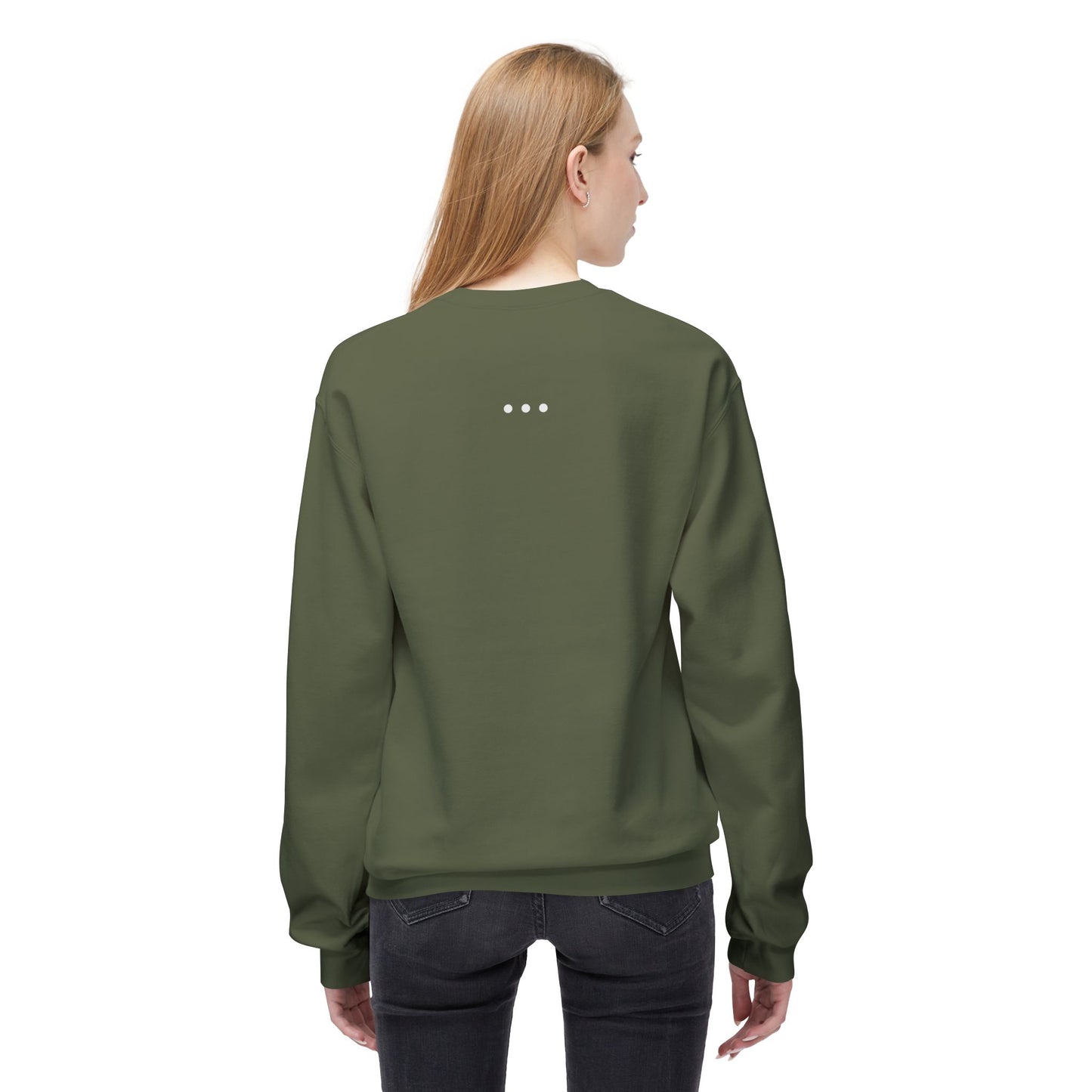 213 White Logo Front Unisex Sweatshirt