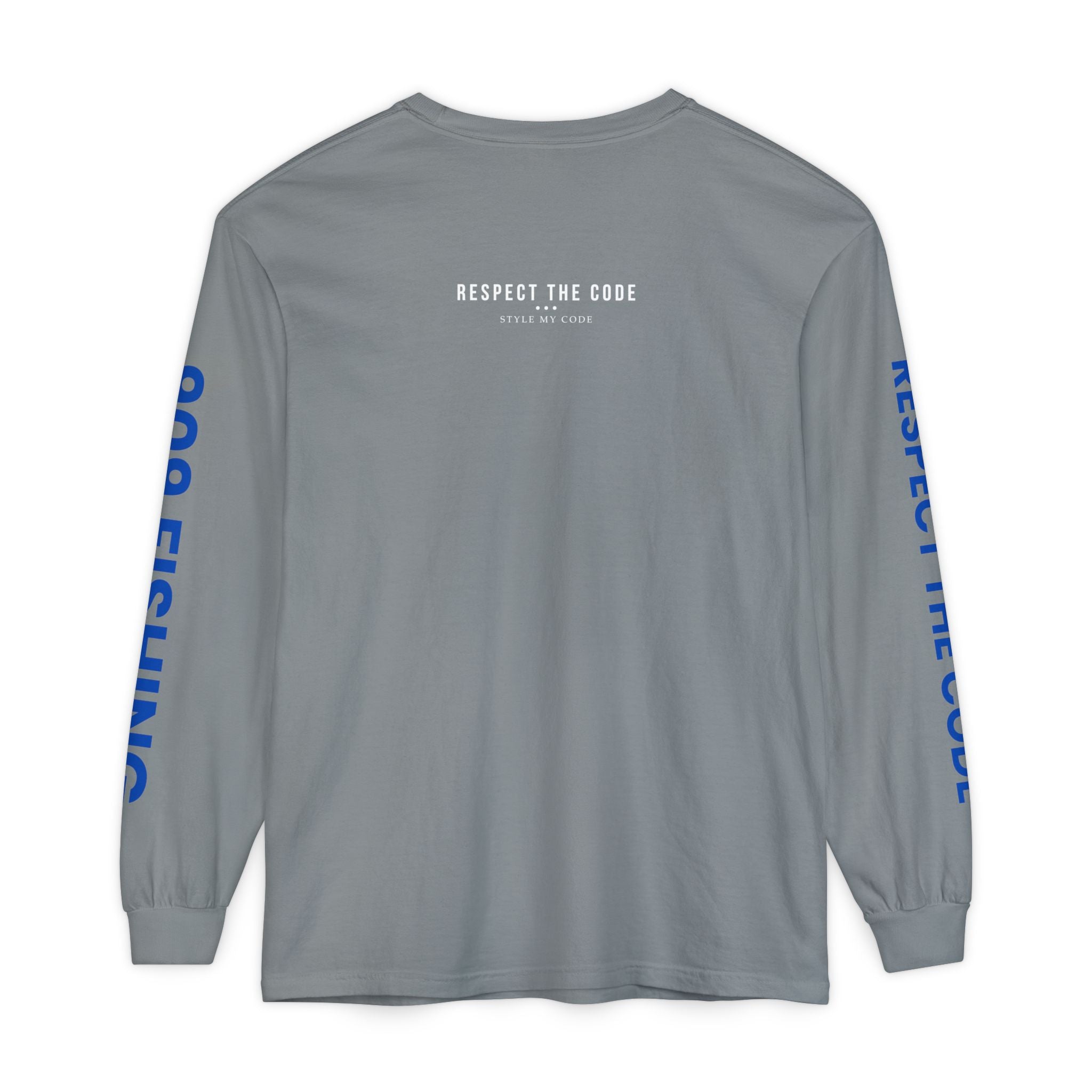 909 Fishing Long Sleeve T-Shirt - Unisex Garment-Dyed Apparel, Outdoorsy Gift, Cool Fishing Tee, Respect the Code, Casual Wear, Fishing [...]