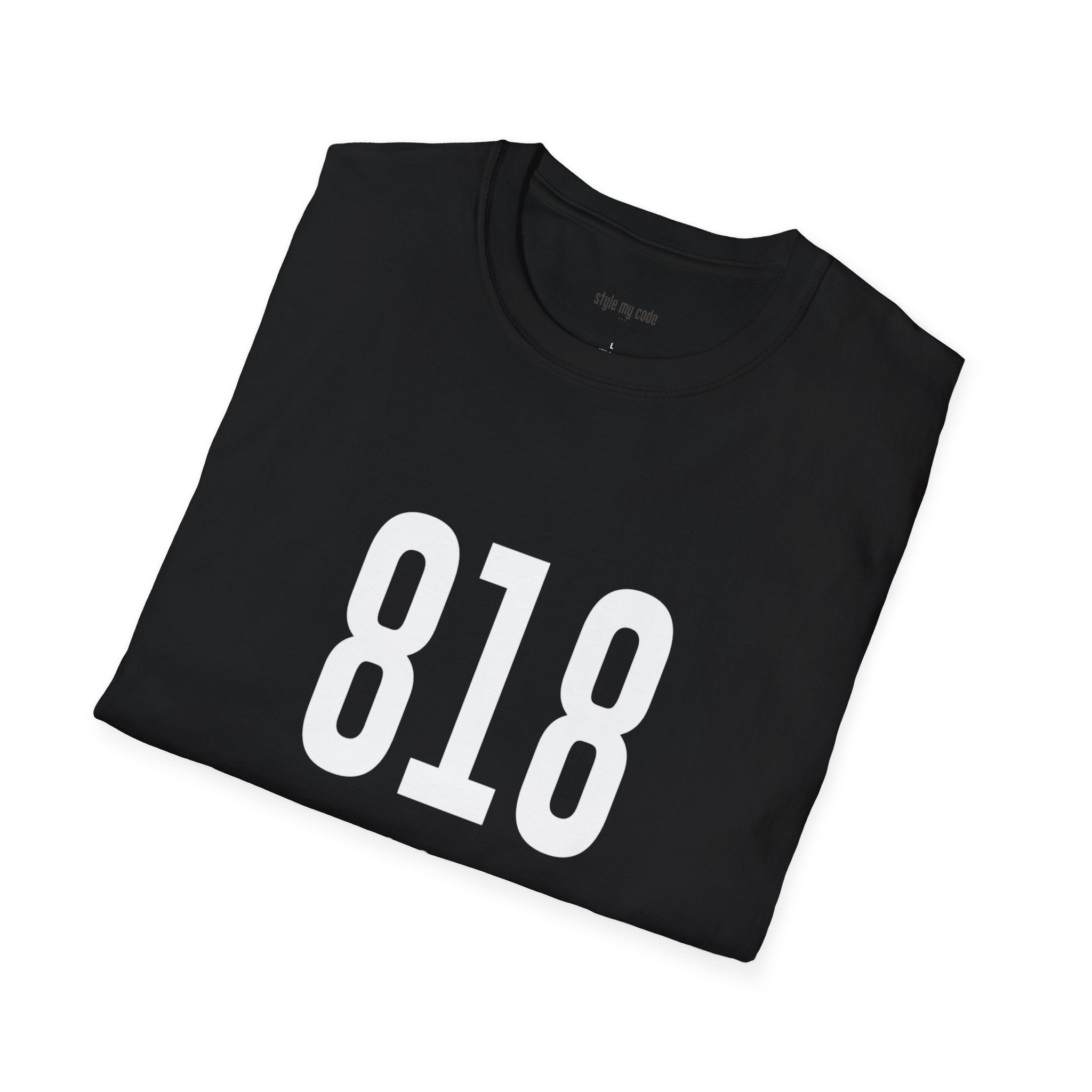 818 White Logo Front T-Shirt