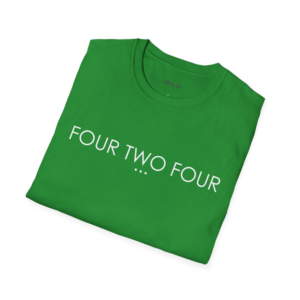 'Four Two Four' Design T-Shirt