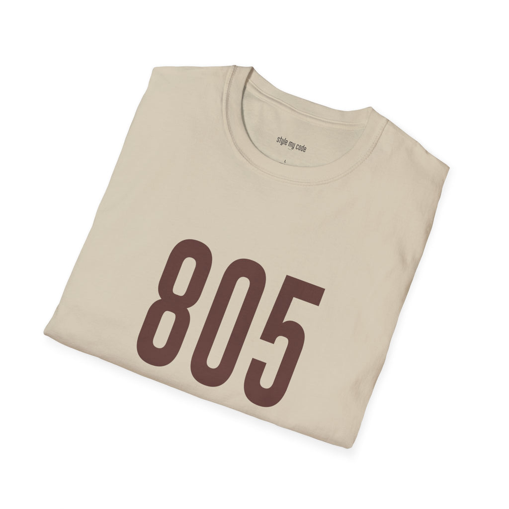 805 Logo Front Unisex Soft-style T-Shirt