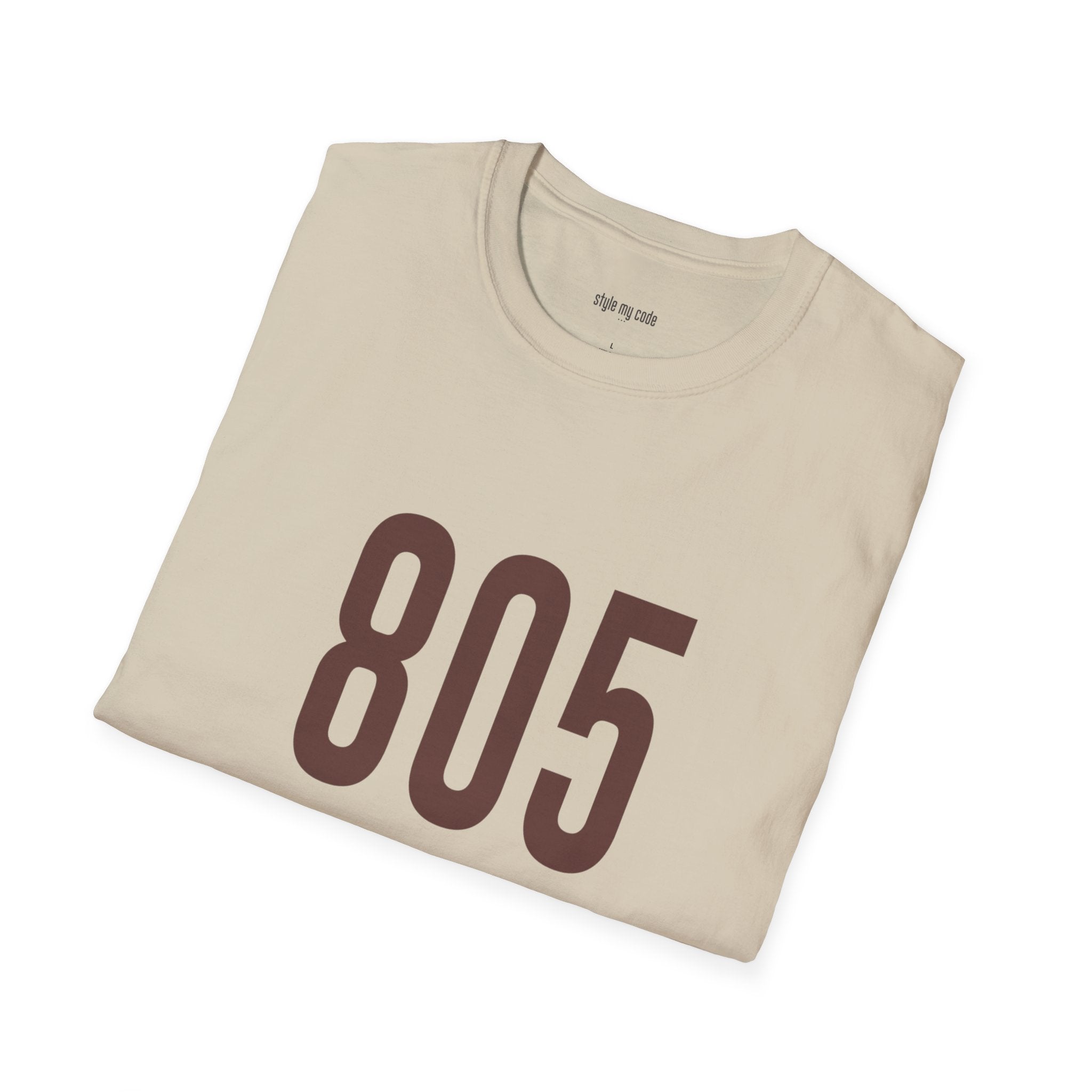 805 Logo Front Unisex Soft-style T-Shirt
