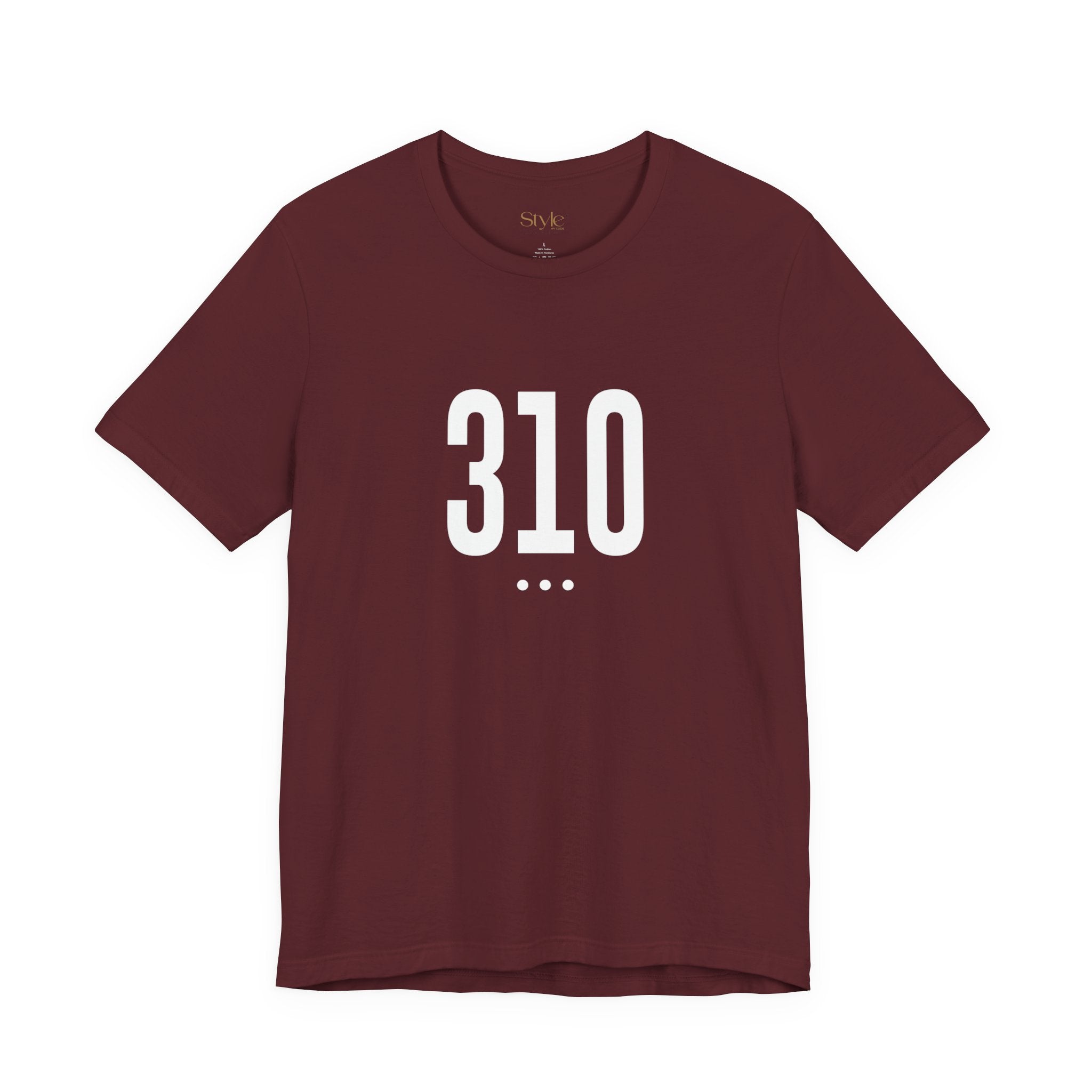 310 White Code Southern California Unisex Tee