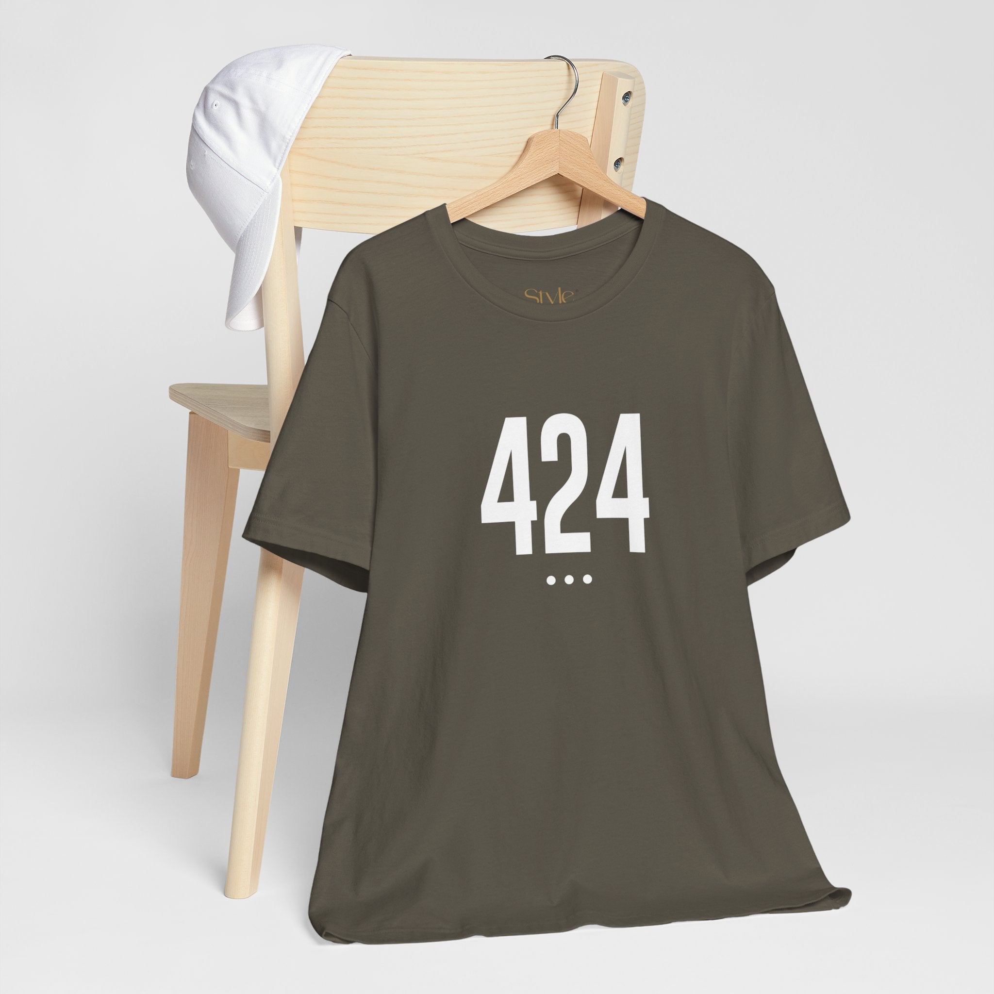 424 White Code Southern California Unisex Tee