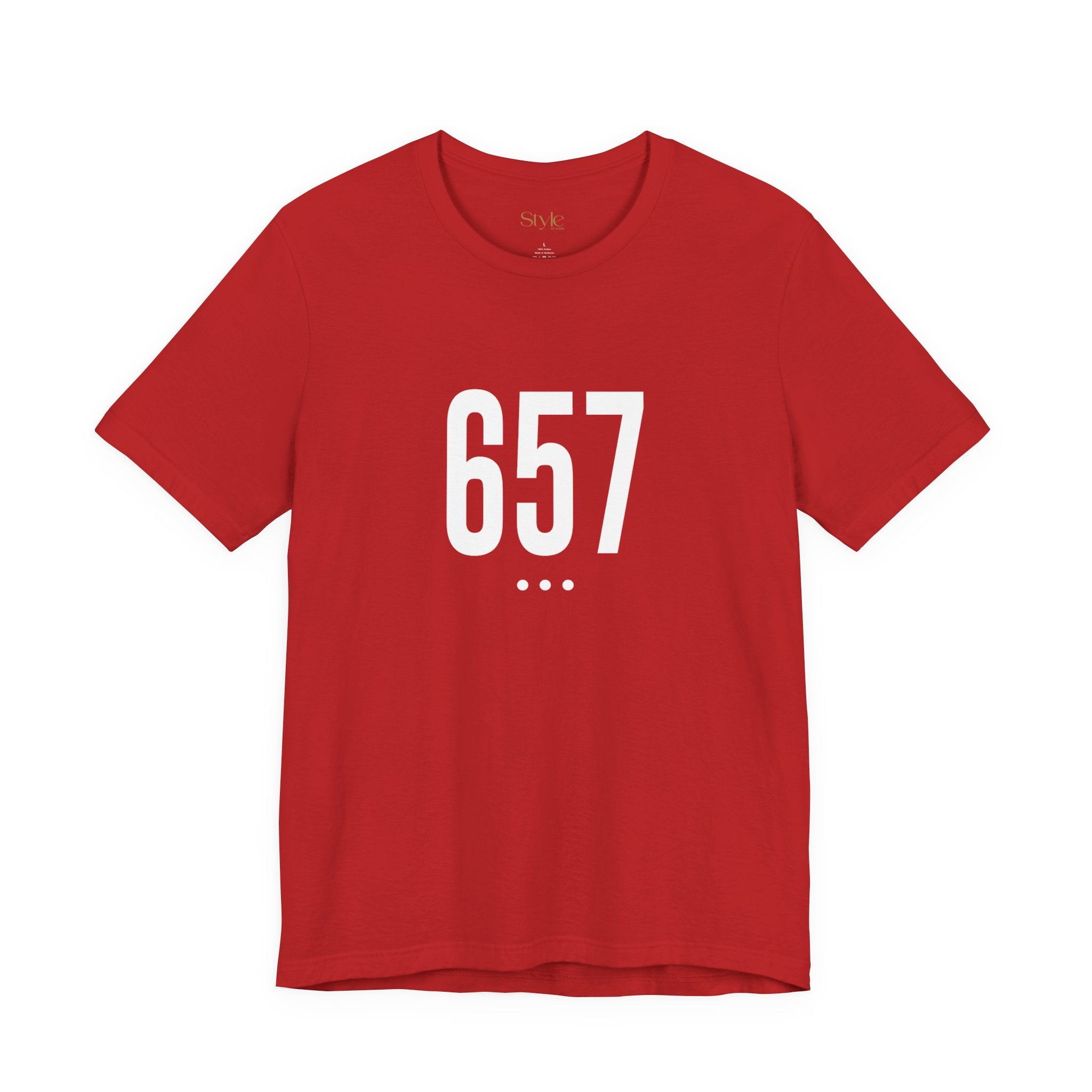 657 White Code Southern California Unisex Tee