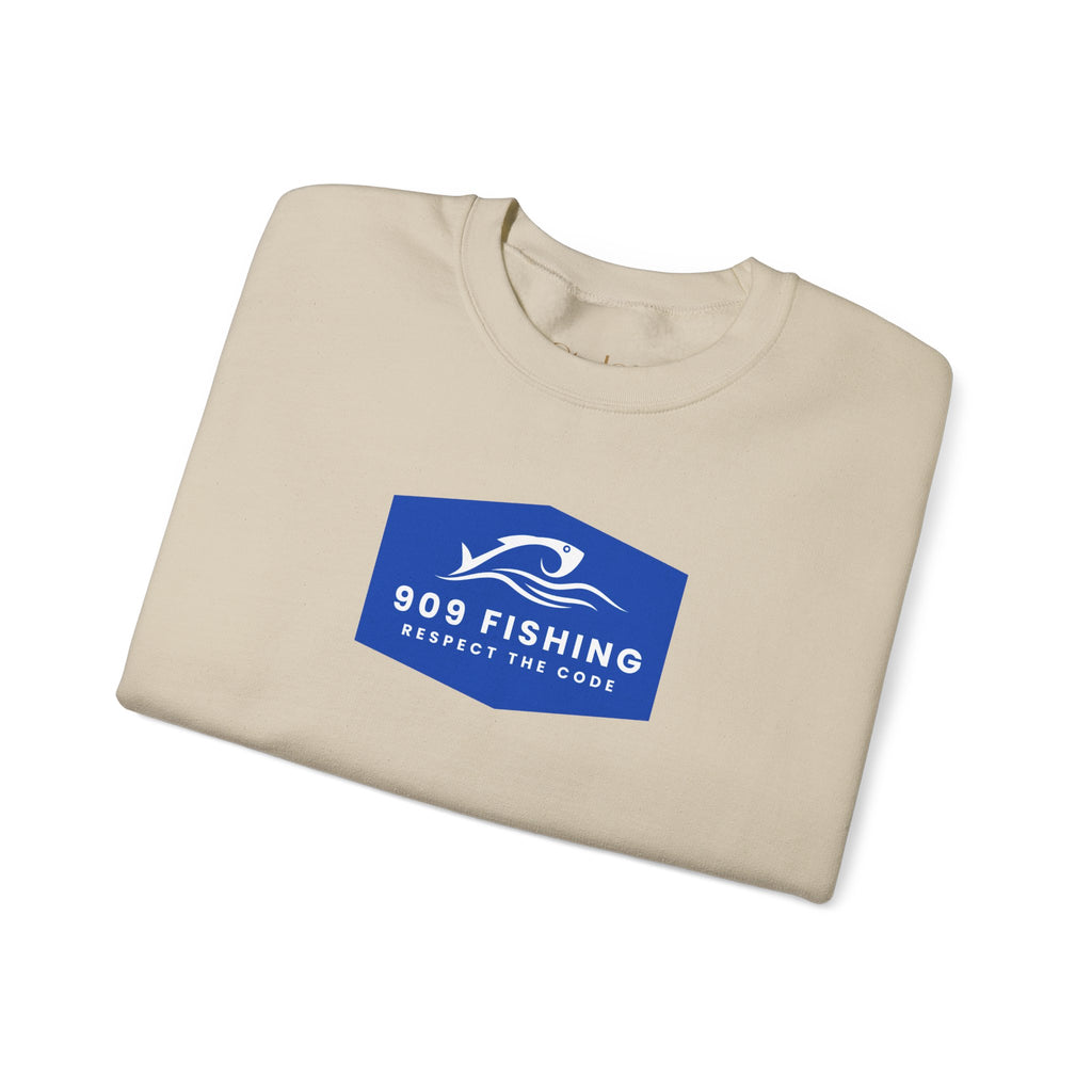 '909 Fishing' Crewneck Sweatshirt - for the Inland Empire Fisherman