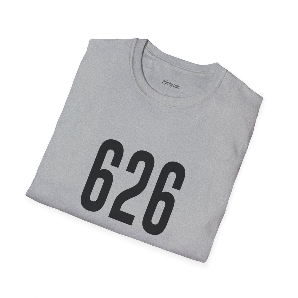 626 Unisex Black Logo Soft-style T-Shirt