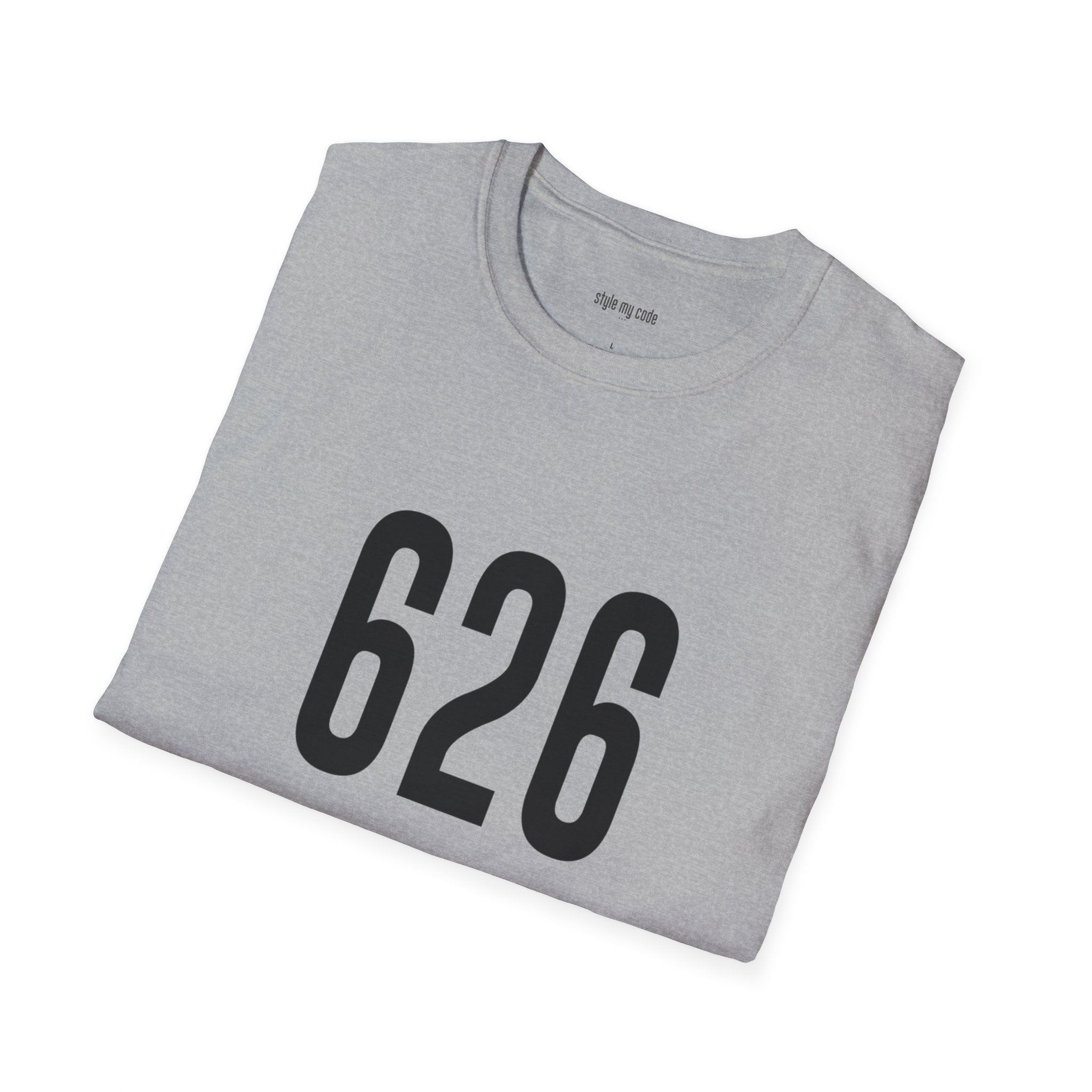 626 Unisex Black Logo Soft-style T-Shirt