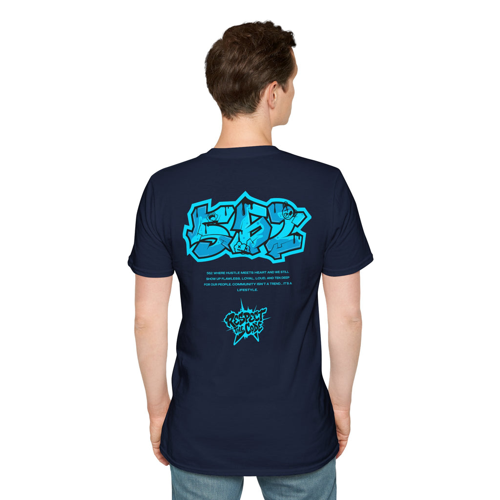 Graffiti Style '562' Streetwear T-Shirt — Urban Skate/Skatepark Tee