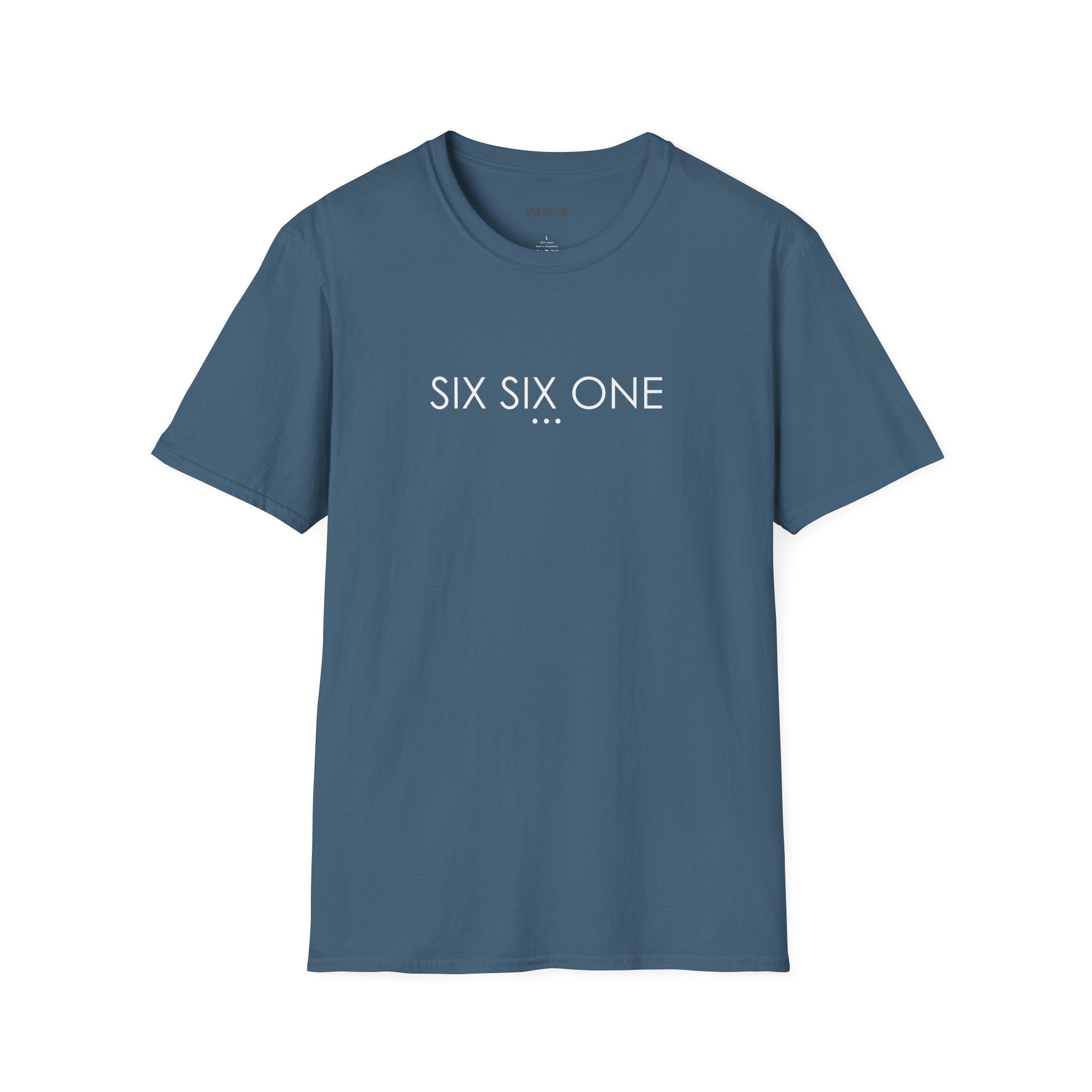 "SIX SIX ONE" Design T-Shirt