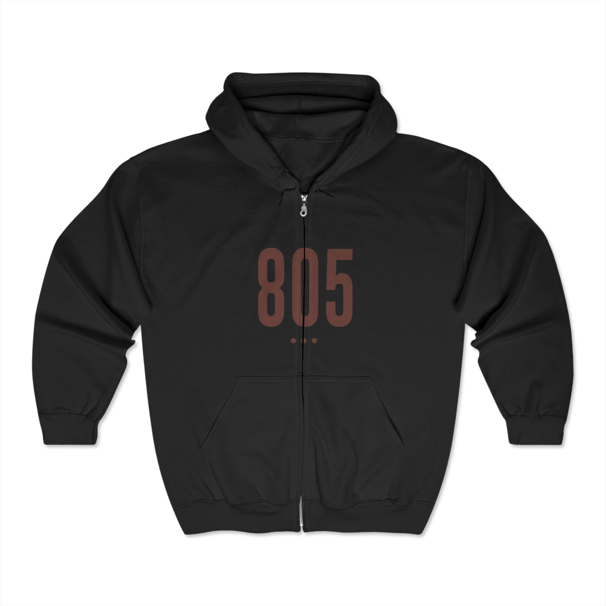 805 Logo Front Zip Hoodie