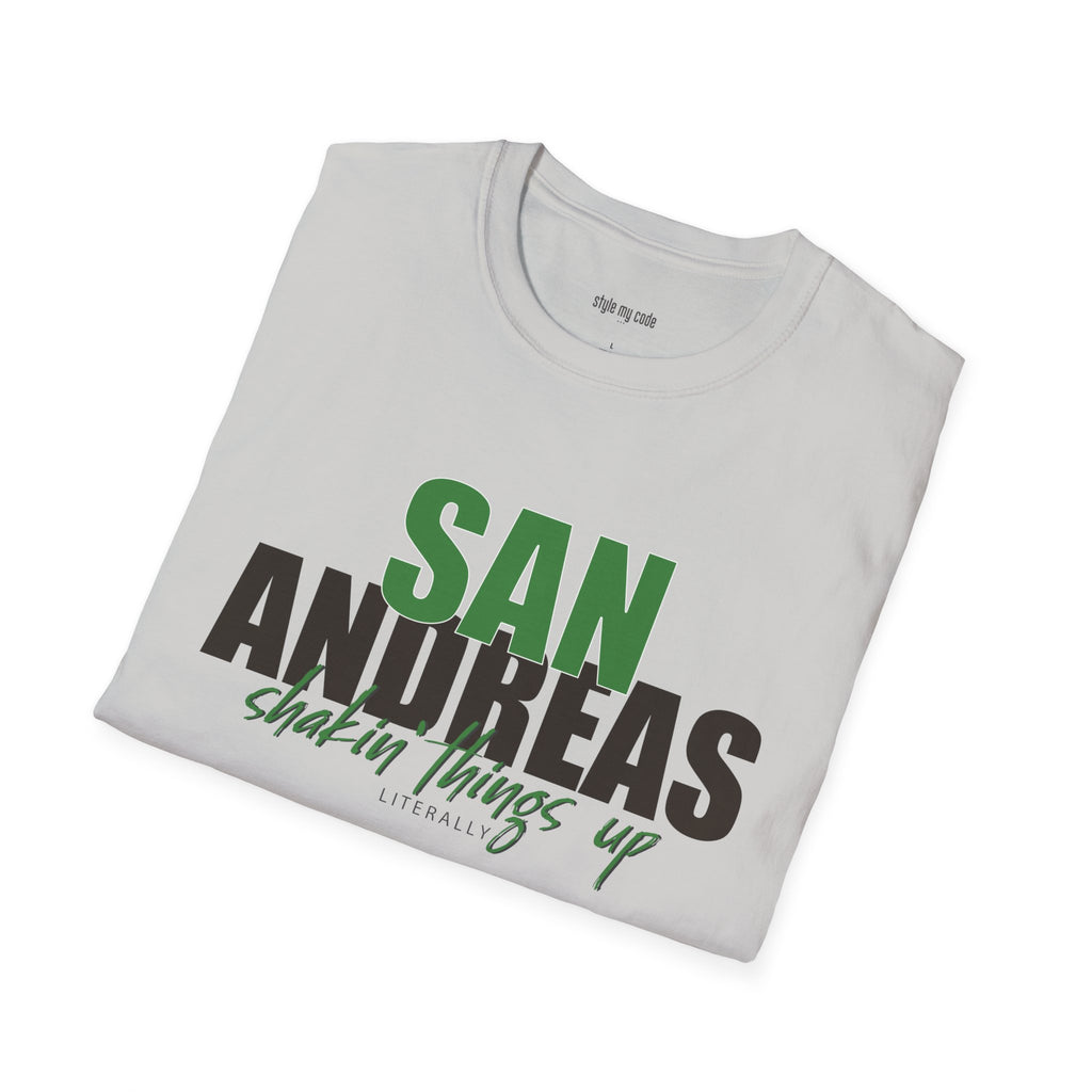 San Andreas Graphic Unisex Softstyle T-Shirt