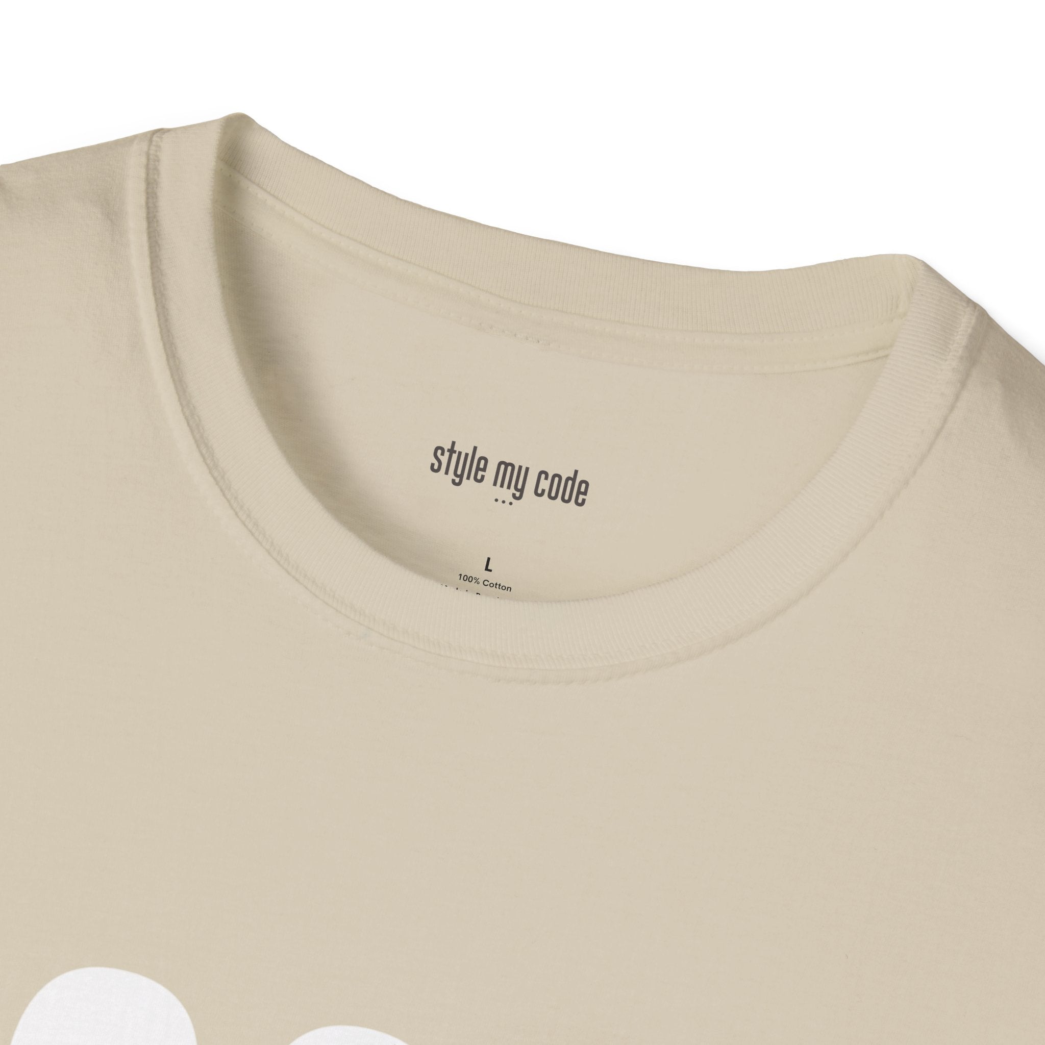 323 White Logo Front T-Shirt