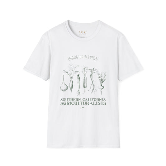 Southern California Agriculture Unisex Softstyle T-Shirt, Nature Lover Tee, Eco-Friendly Gift, Casual Wear, Gardening Shirt, Farmhouse Style