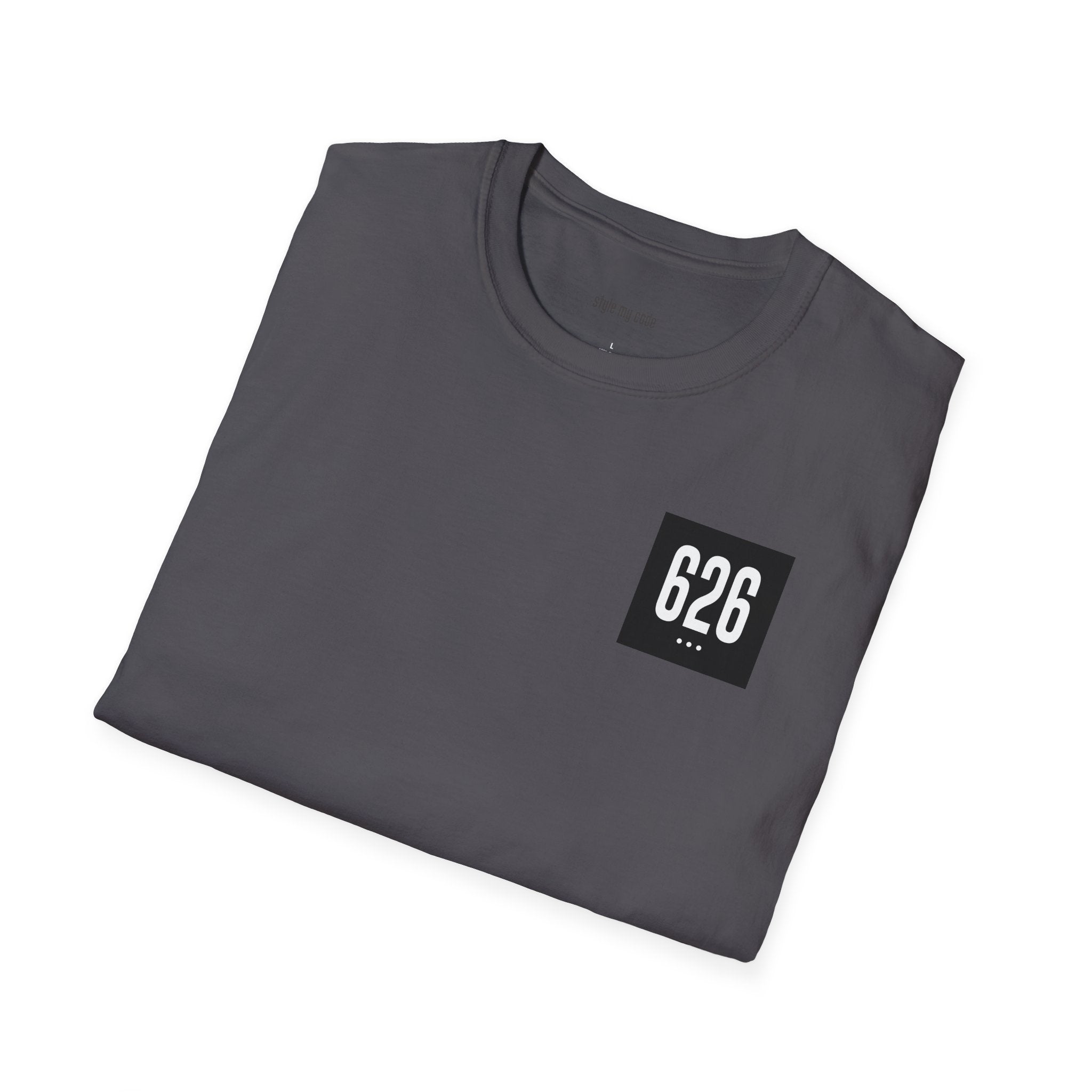 626 White Logo Unisex Softstyle T-Shirt