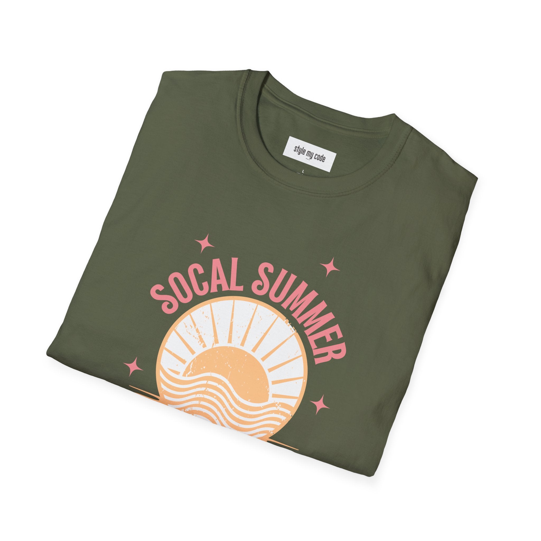 SoCal Summer Lovin' Unisex Softstyle T-Shirt | Perfect for Beach Days & Casual Outings