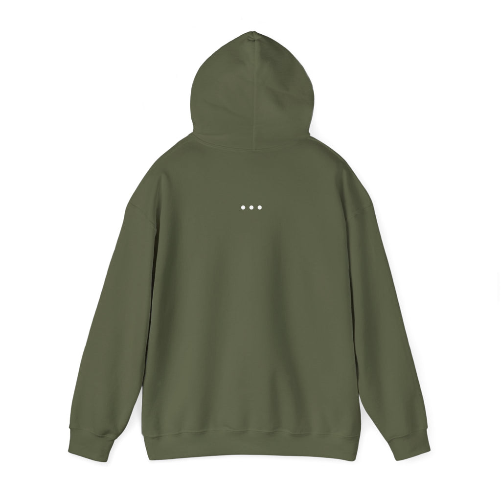 909 White Logo Hoodie