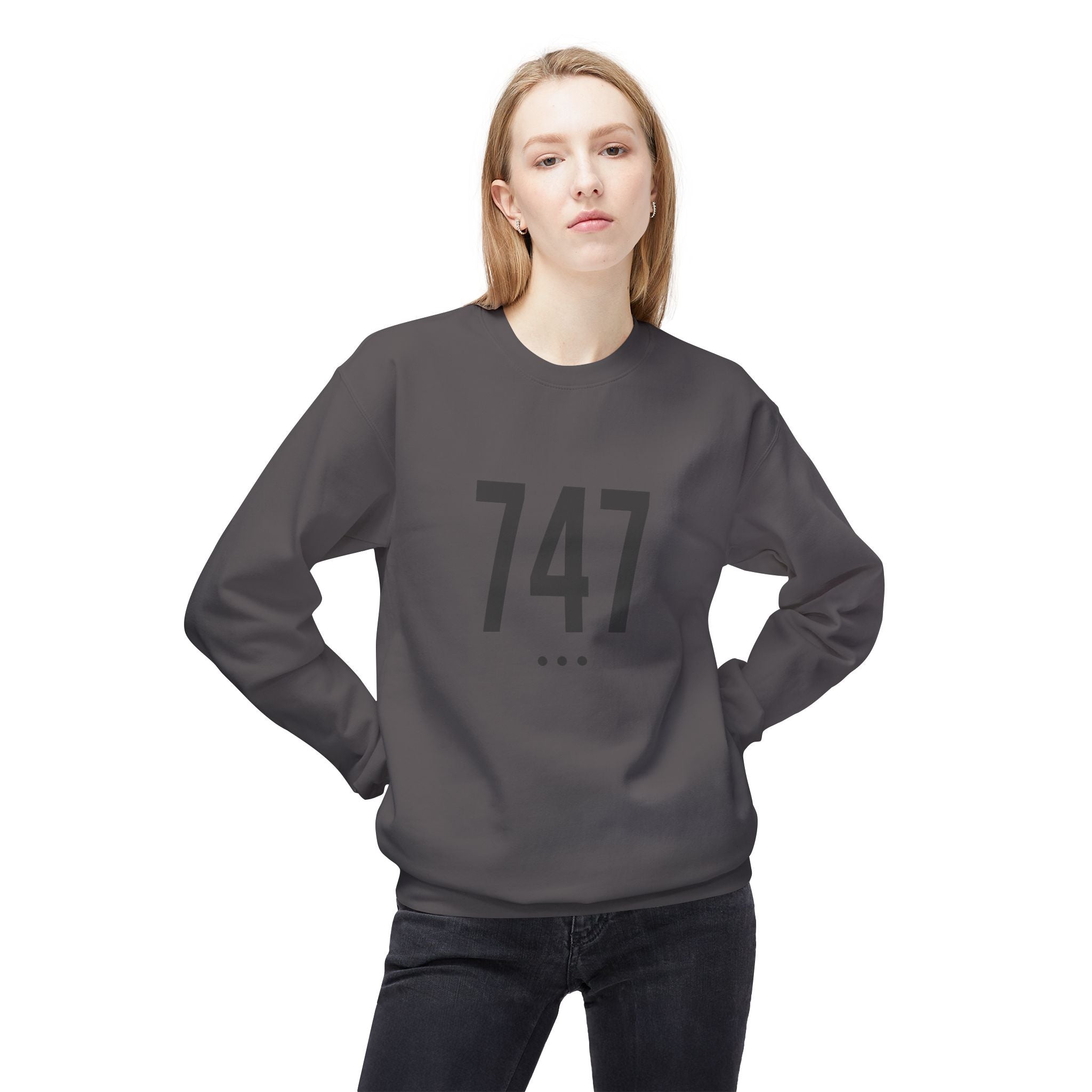747 Front Unisex Crewneck Sweatshirt