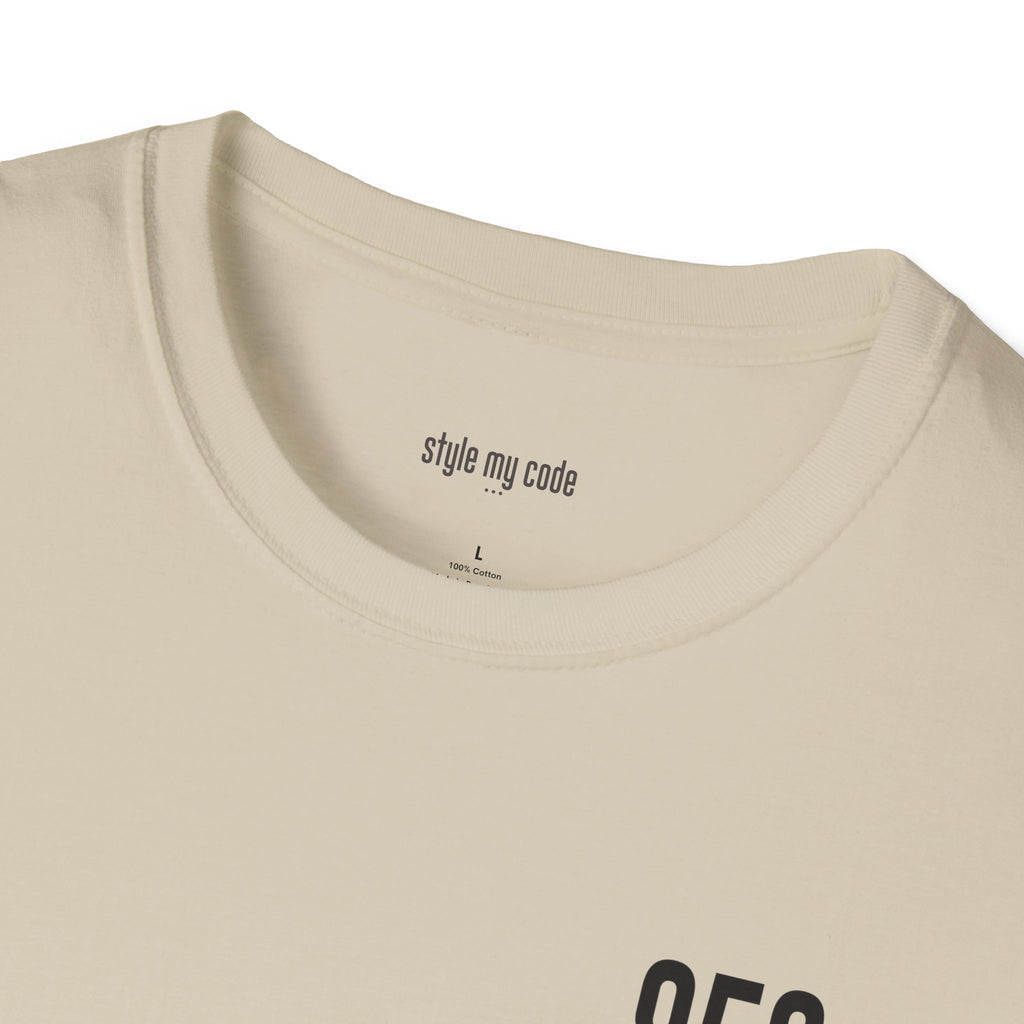 858 Black Logo Unisex Soft-style T-Shirt