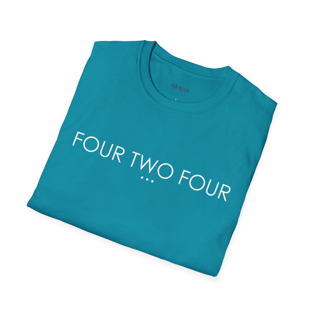 'Four Two Four' Design T-Shirt
