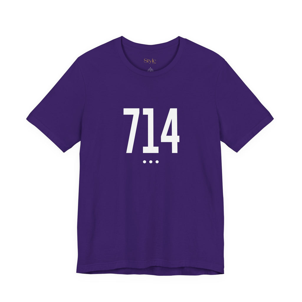 714 White Code Southern California Unisex Tee