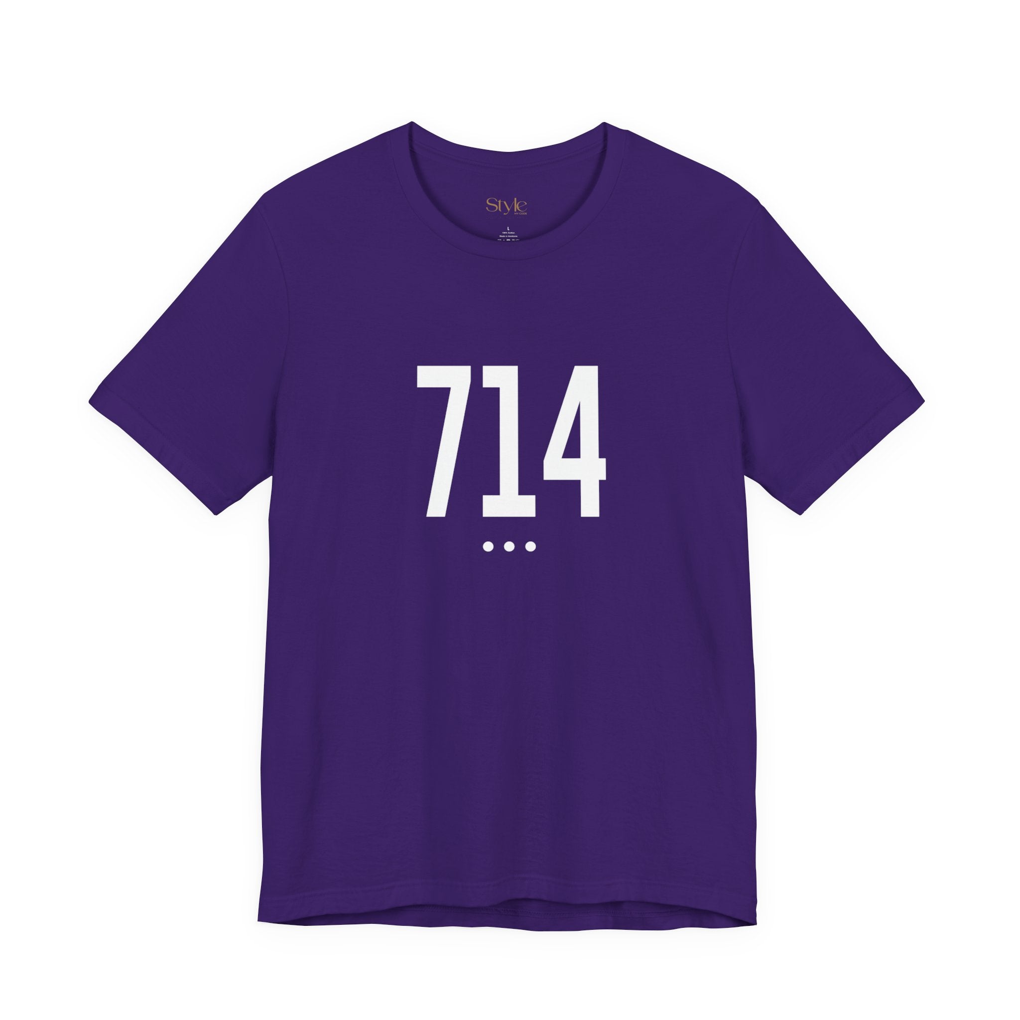 714 White Code Southern California Unisex Tee