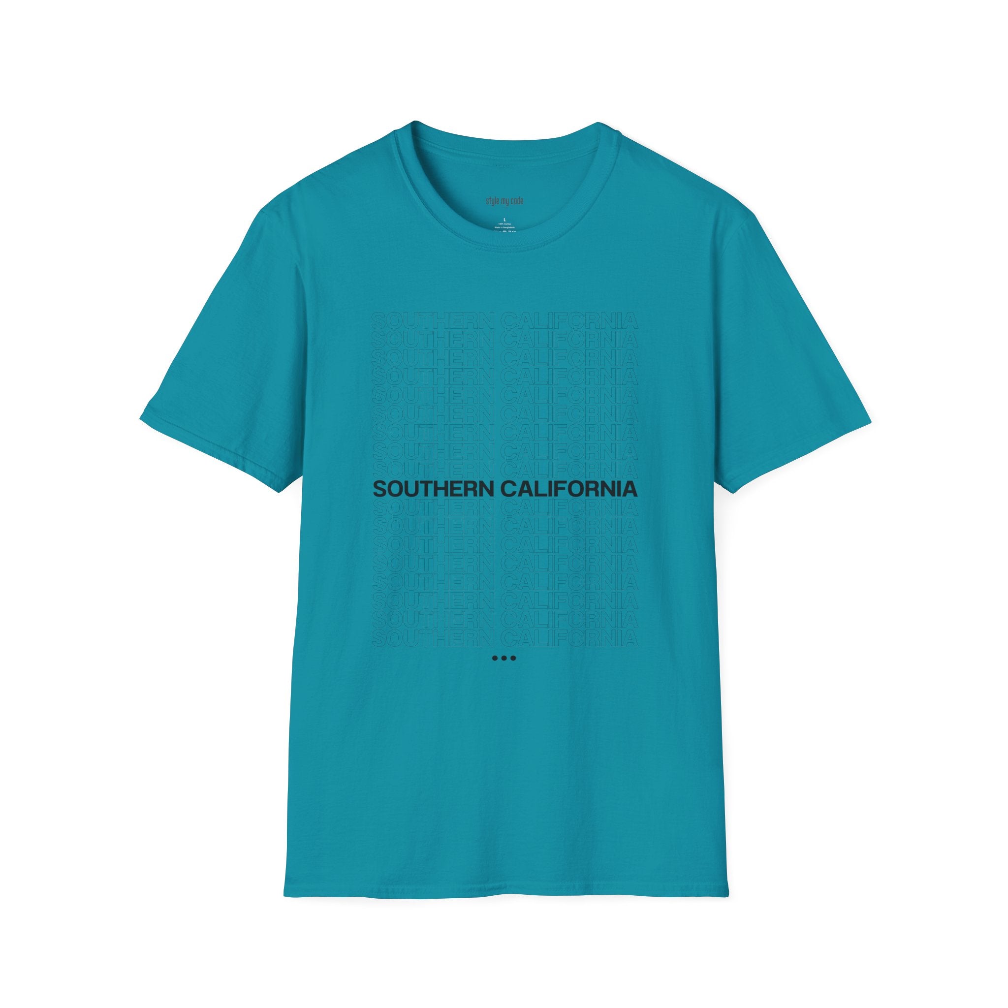 Southern California Unisex Softstyle T-Shirt - Casual Vibe for Everyday Wear
