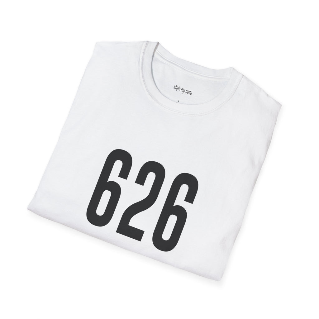 626 Unisex Black Logo Soft-style T-Shirt