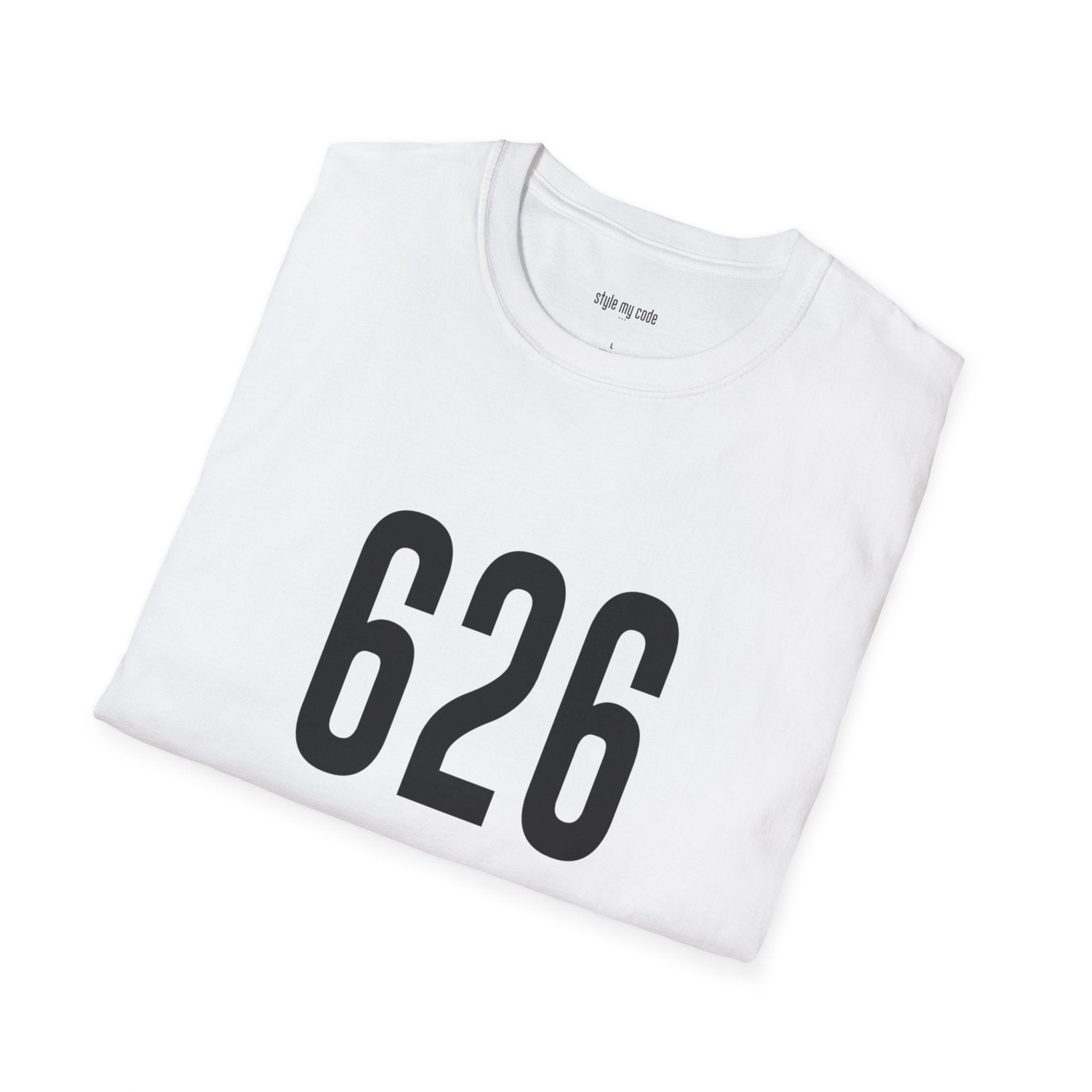 626 Unisex Black Logo Soft-style T-Shirt
