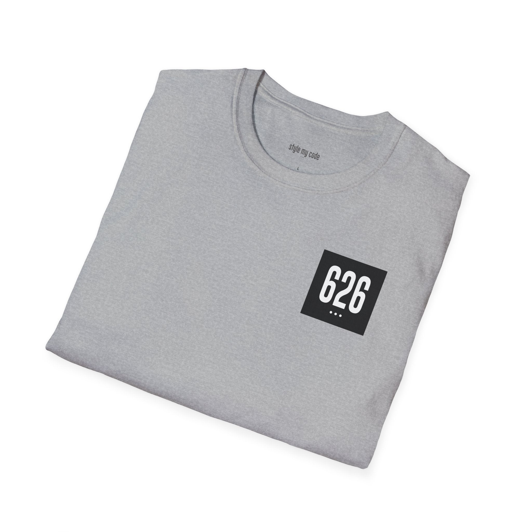 626 White Logo Unisex Softstyle T-Shirt