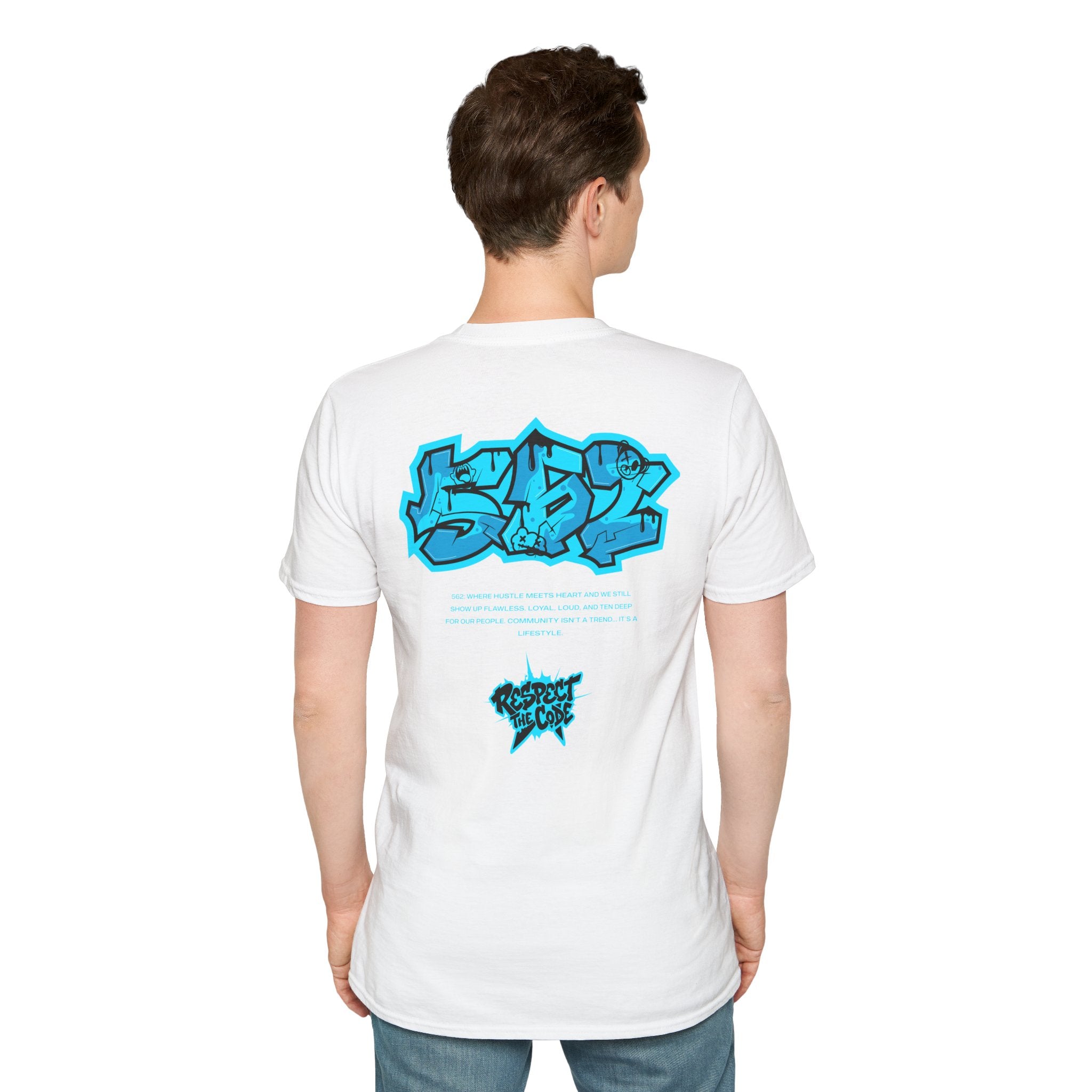 Graffiti Style '562' Streetwear T-Shirt — Urban Skate/Skatepark Tee