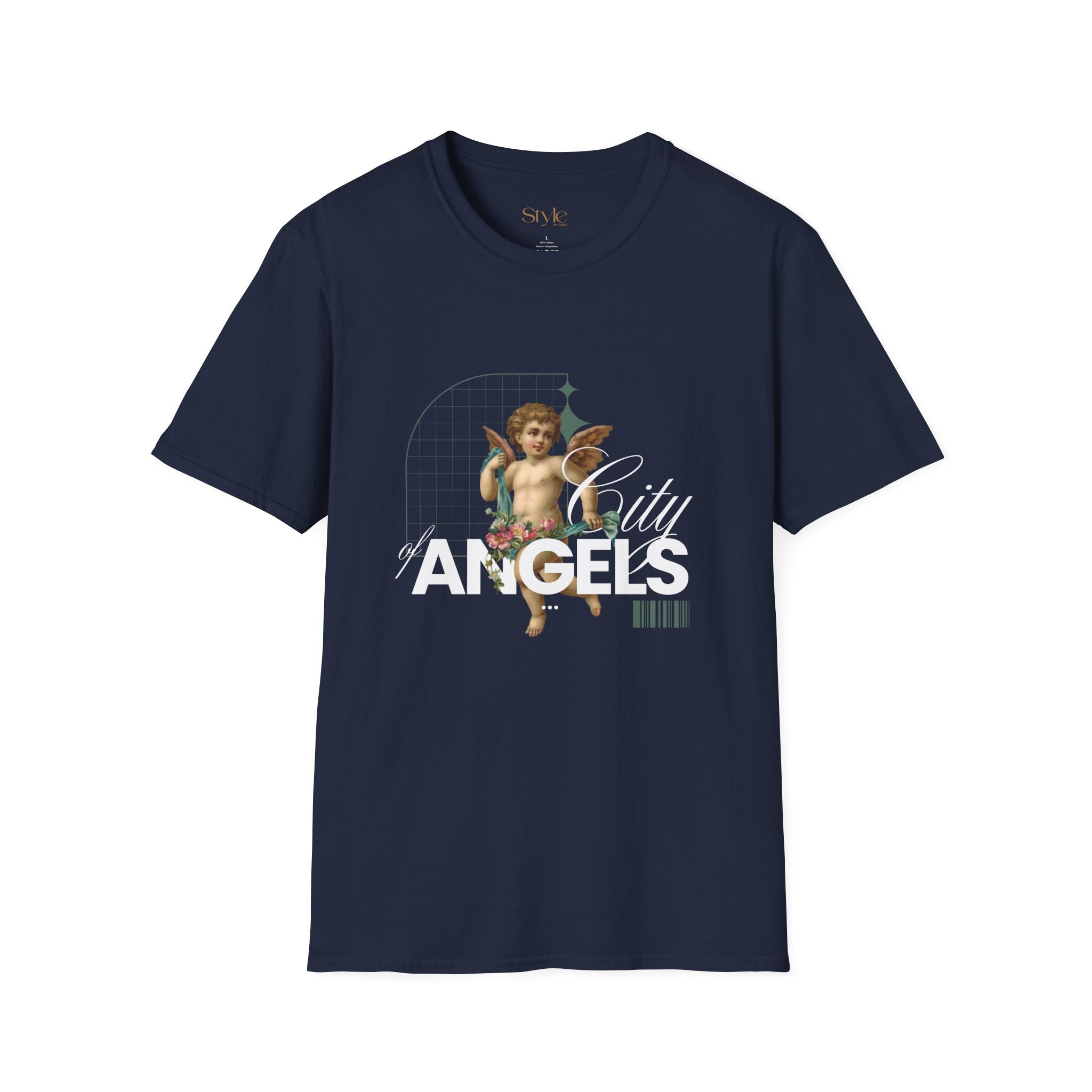 City of Angels Unisex Softstyle T-Shirt, Casual Wear, Gift for Music Lovers, Vintage Graphic Tee, Trendy Streetwear
