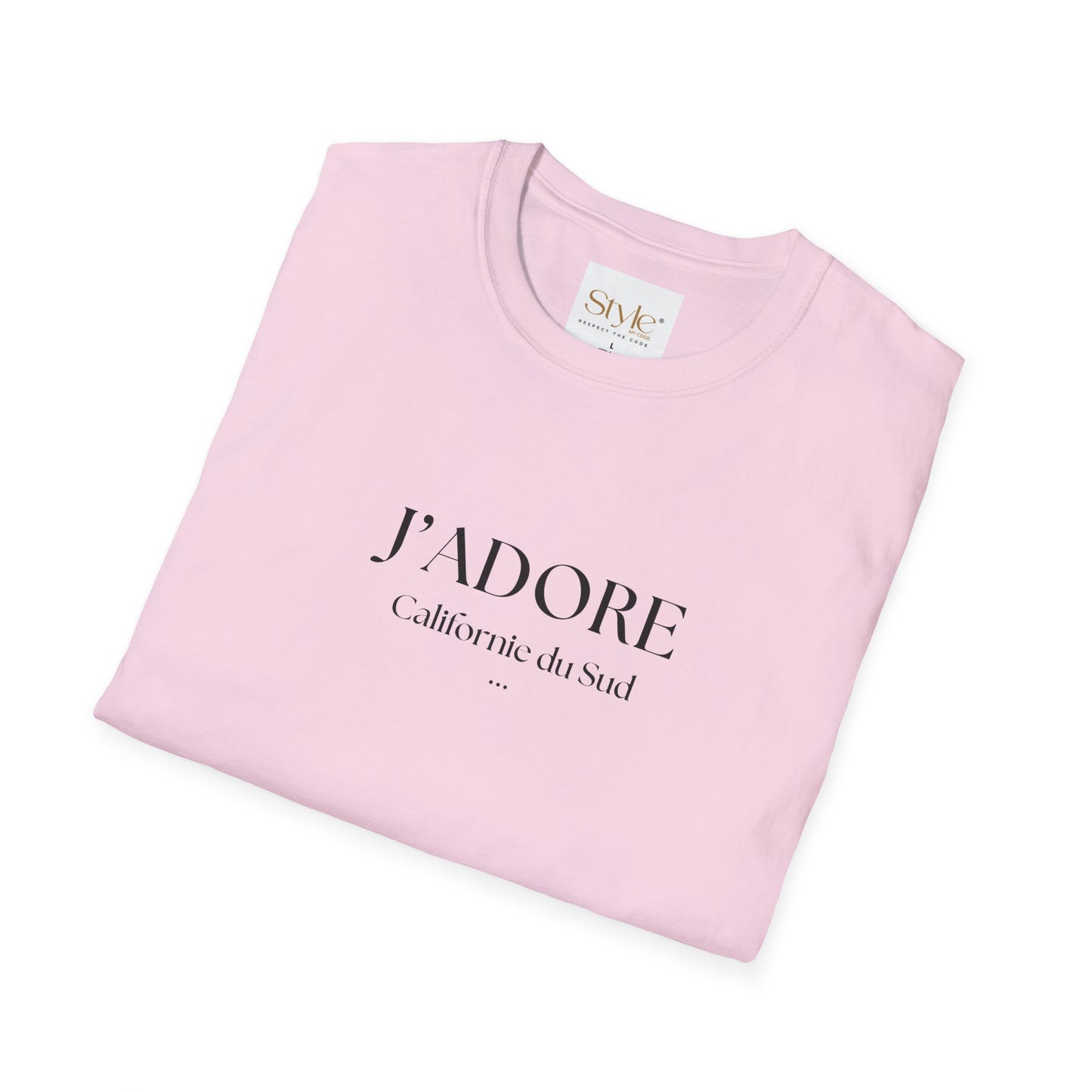 Chic French Graphic Tee, "I love Southern California" in French - Stylish Casual Wear, Gift for Her, Trendy Everyday T-Shirt, Perfect for Spring & Summer