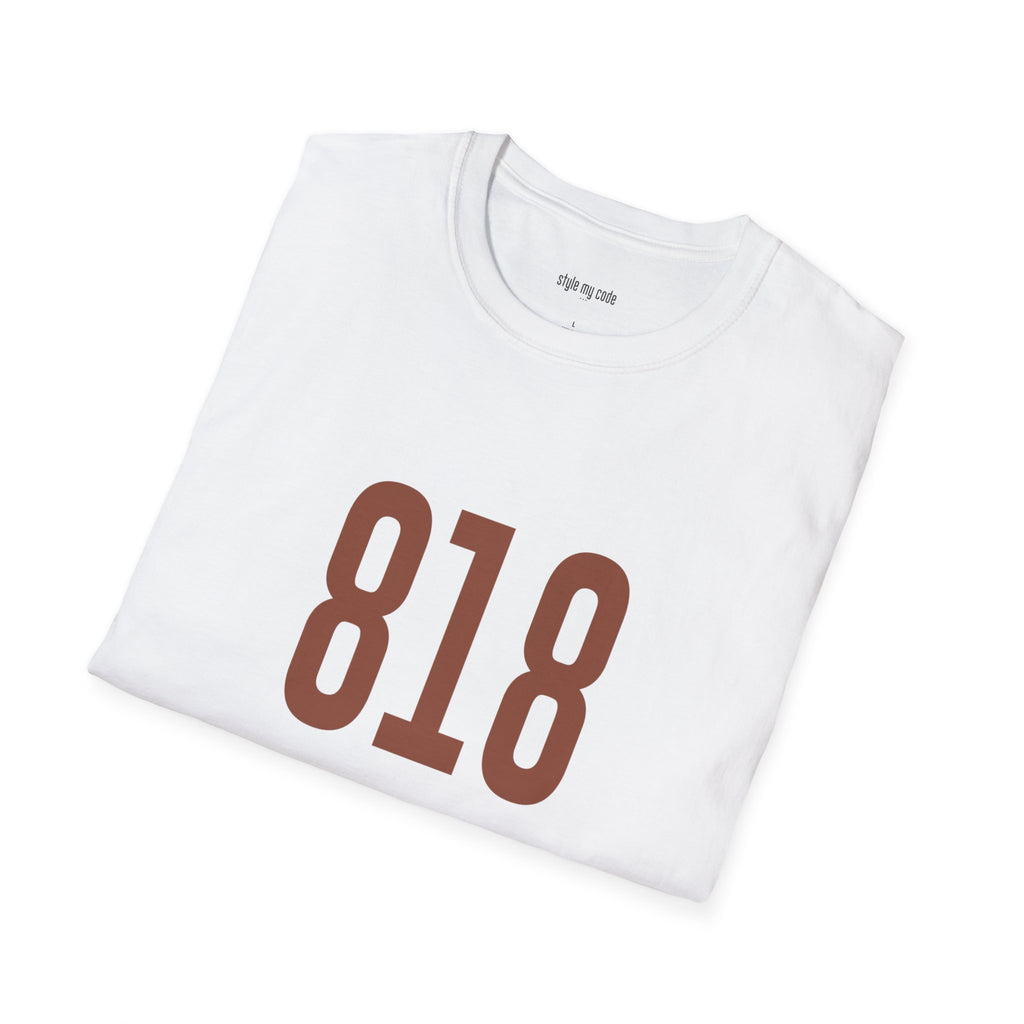 818 Logo Front Soft-Style T-Shirt