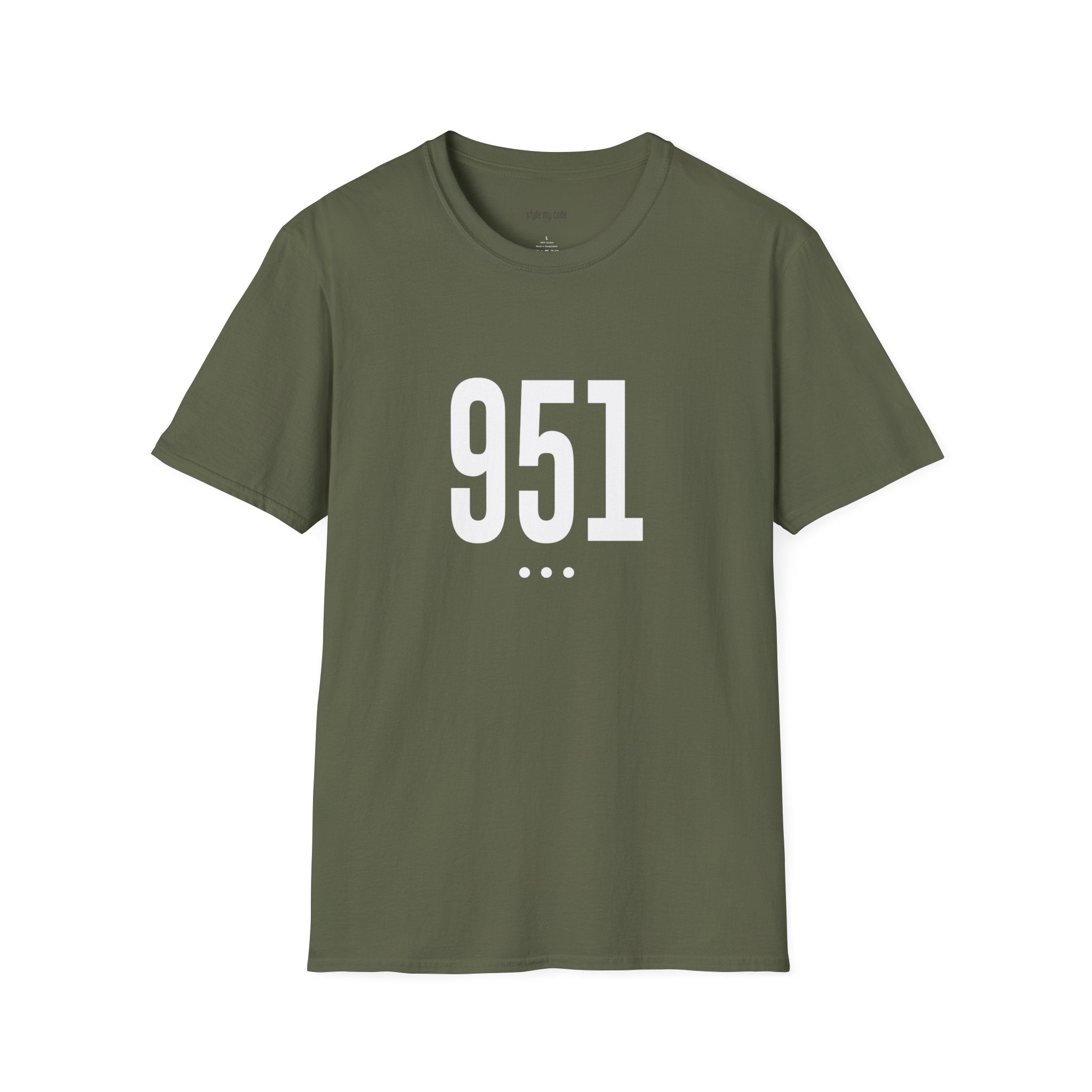 951 White Logo Front T-Shirt