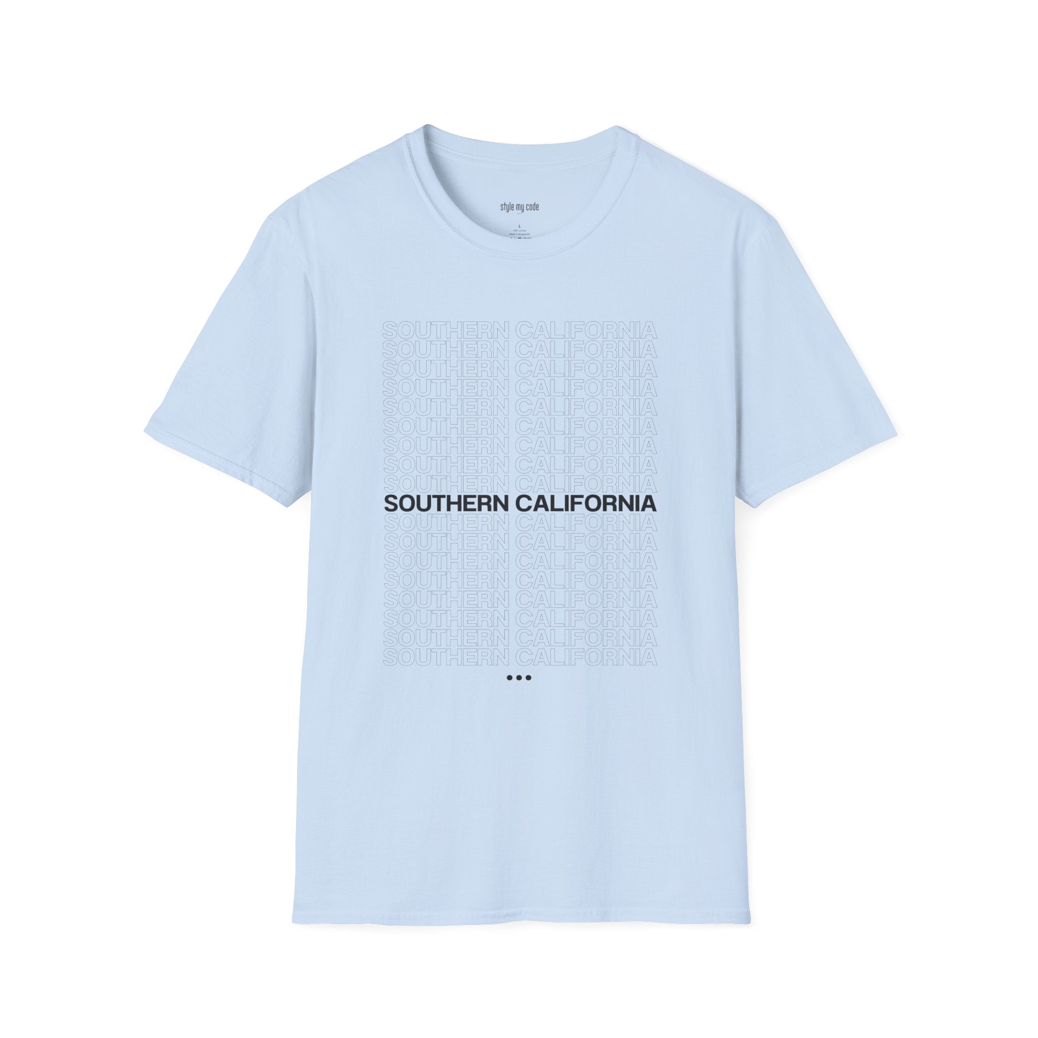 Southern California Unisex Softstyle T-Shirt - Casual Vibe for Everyday Wear