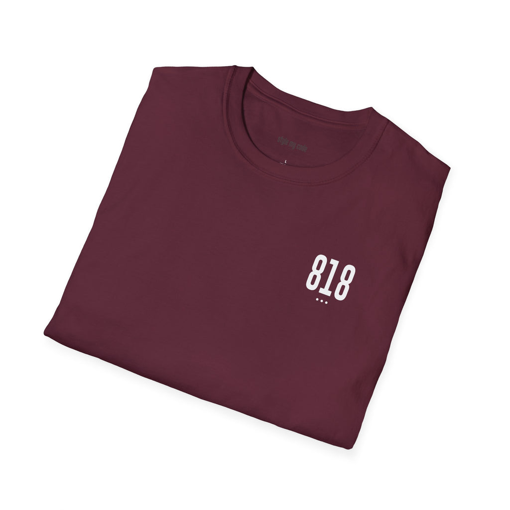 818 White Logo T-Shirt