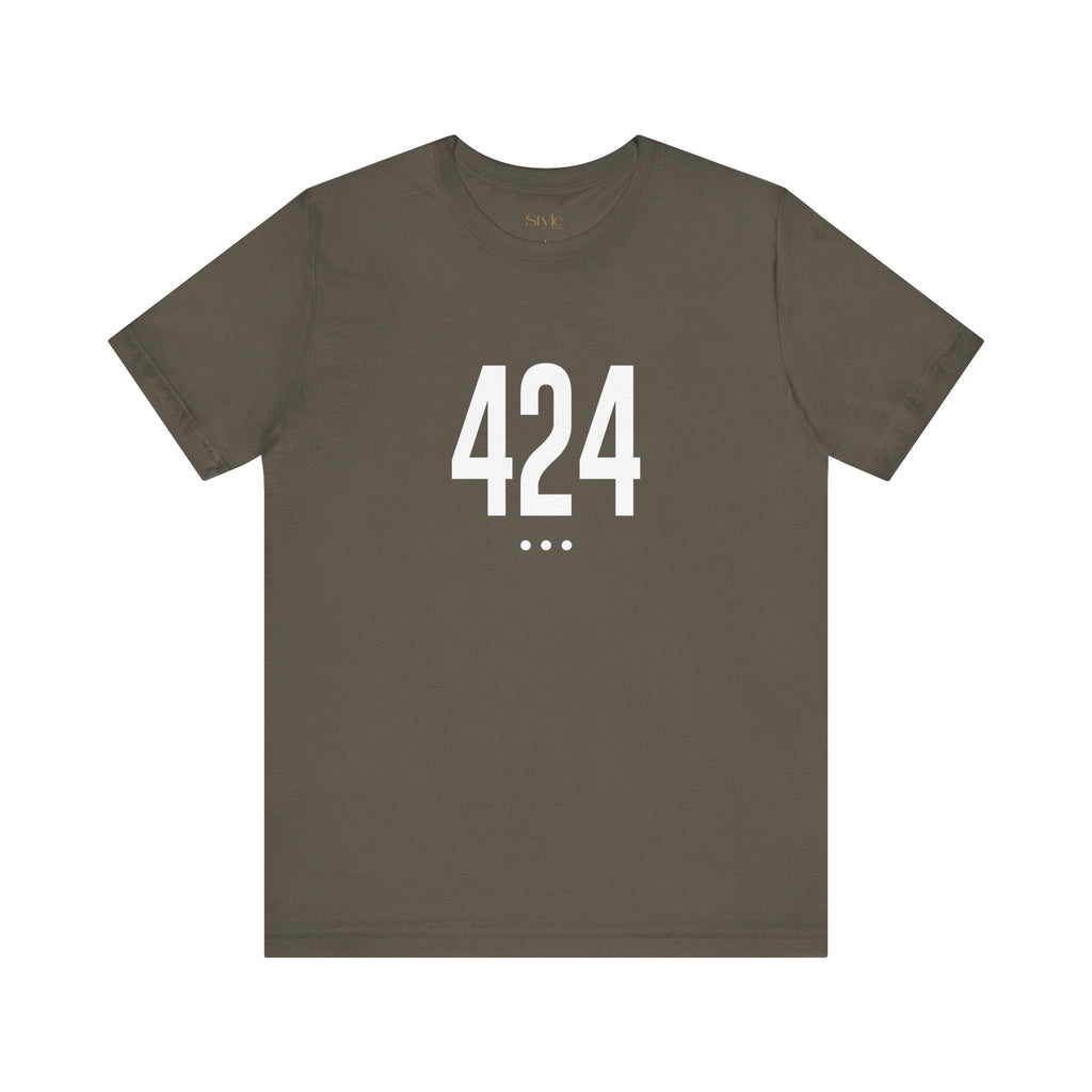 424 White Code Southern California Unisex Tee
