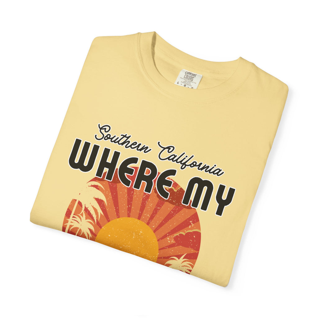 Southern California  "Where My Beach Is At" Beach T-Shirt