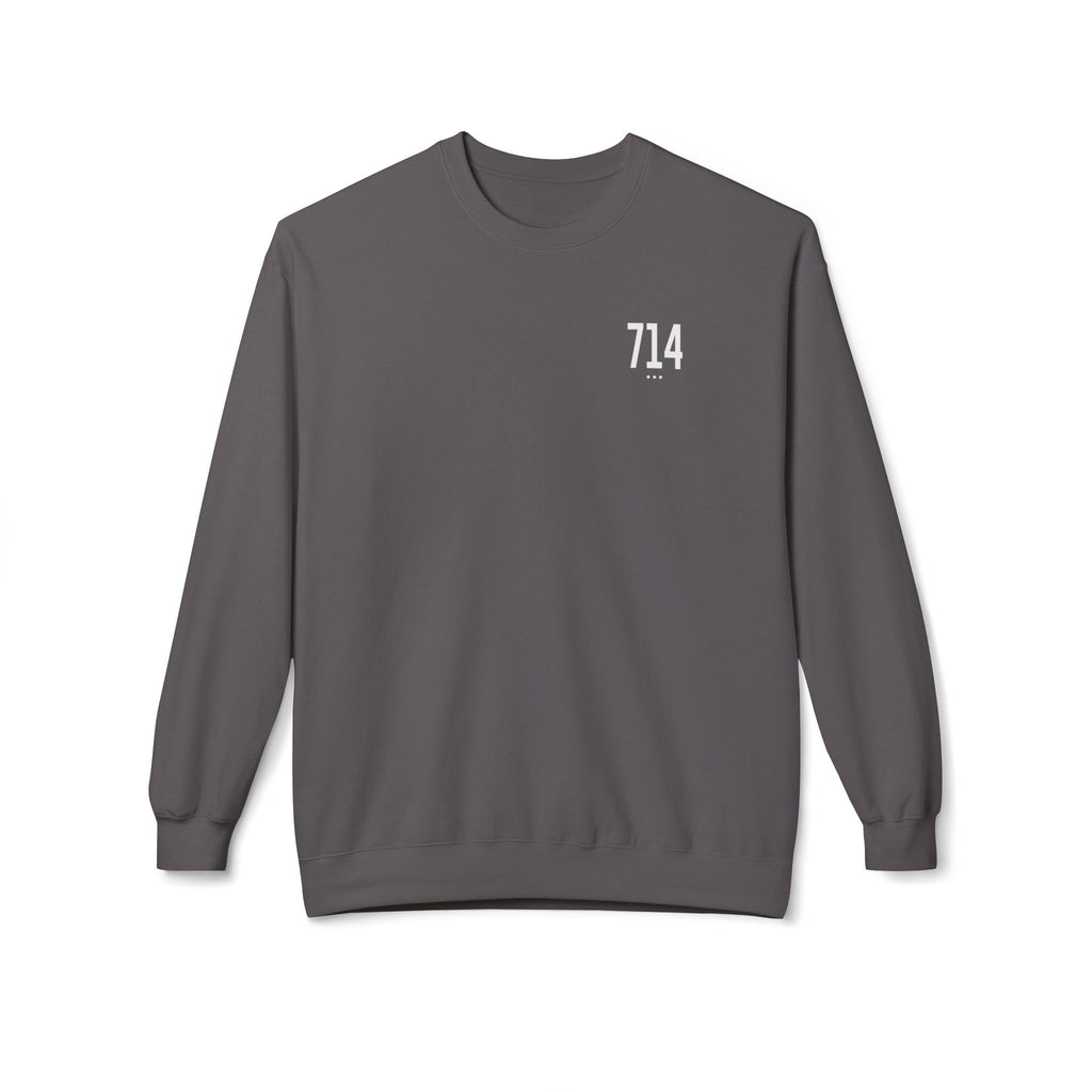 714 White Logo Sweatshirt