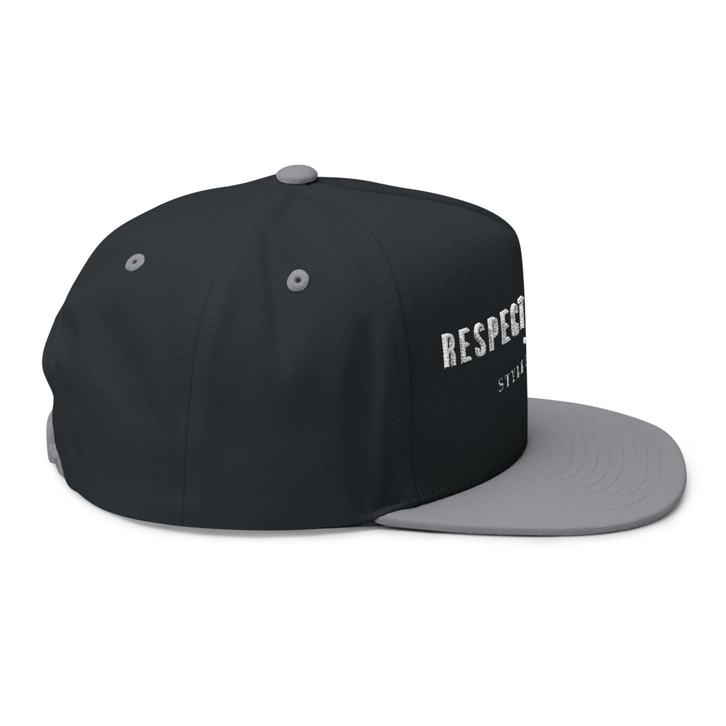 Respect the Code Flat Bill Cap | Embroidered Snapback, Streetwear Accessory, Unisex Hat, Cool Gift for Friends, Fashion Statement